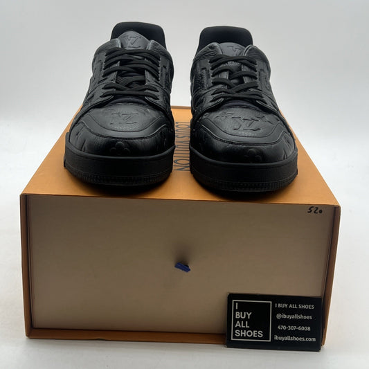 Size 9LV - Louis Vuitton Trainer ' Black '