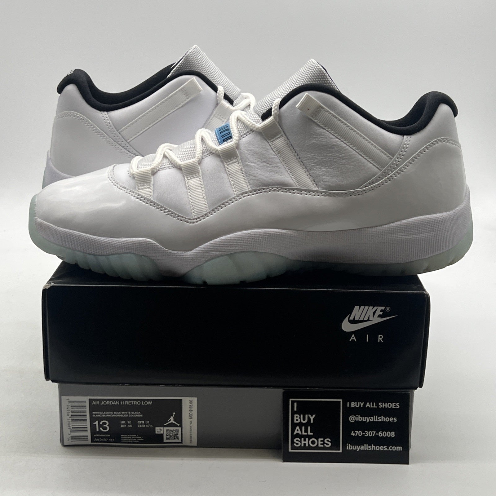 Size 13 - Air Jordan 11 Retro Low Legend Blue (AV2187-117)