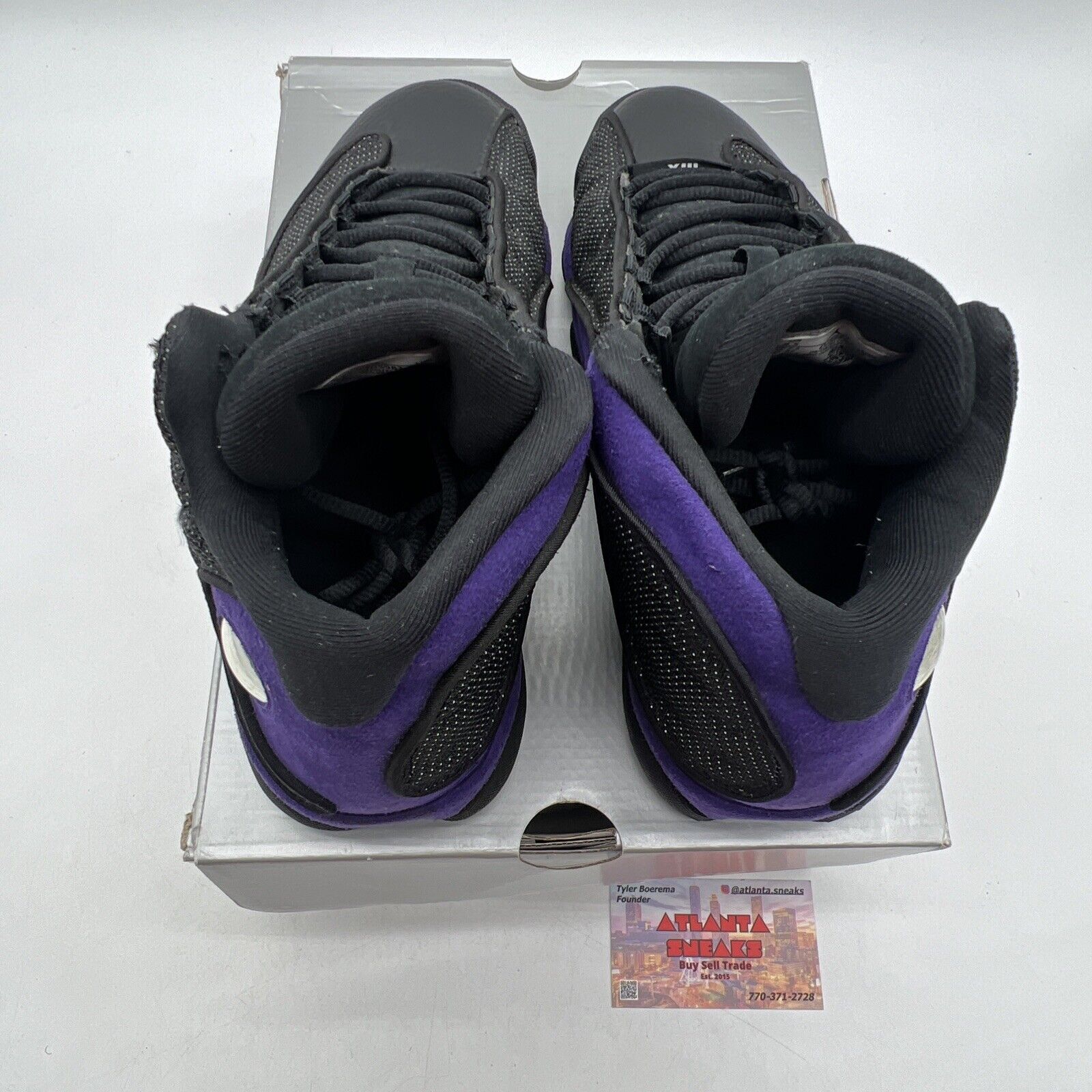 Size 8.5 - Jordan 13 Retro Court Purple Black Leather Suede (DJ5982-015)