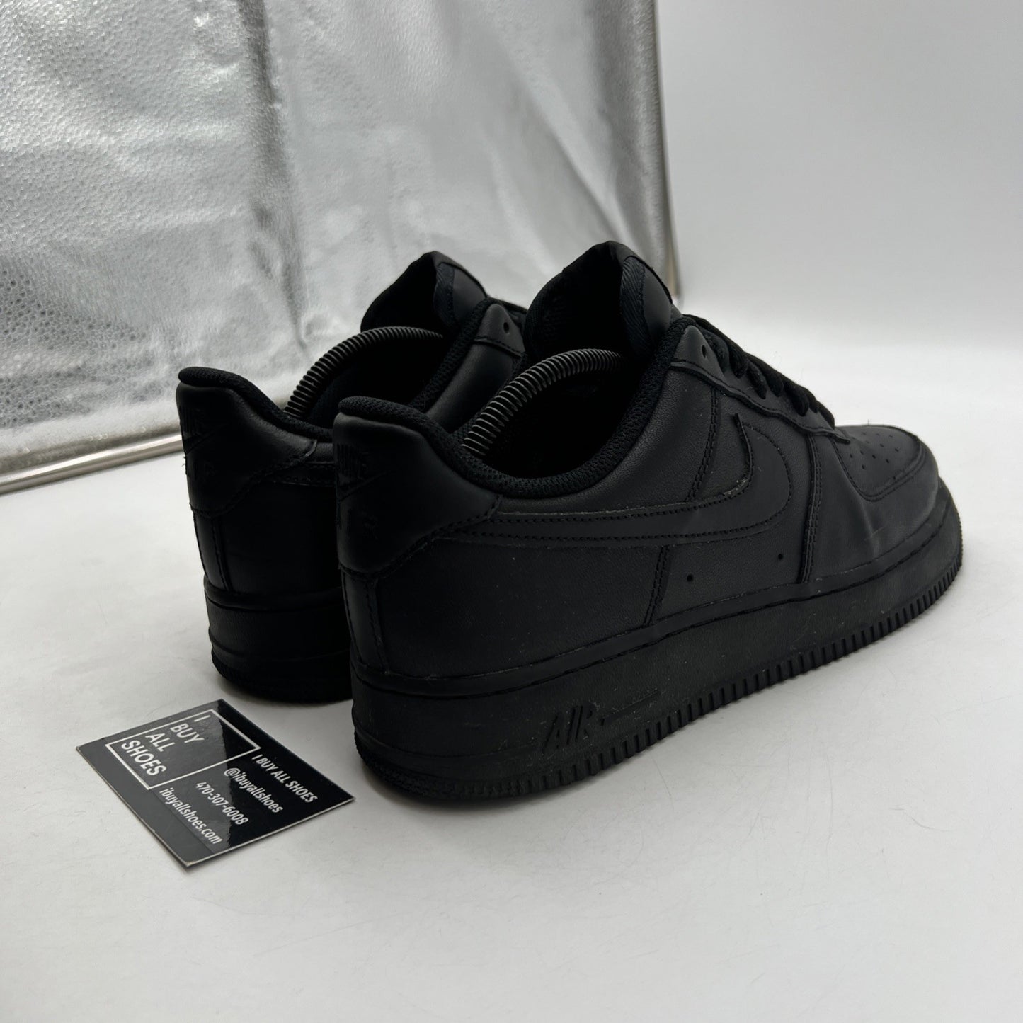 Size 9 - Nike Air Force 1 '07 Low Triple Black (CW2288-001)