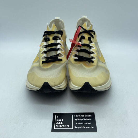 Size 10.5 - Nike Off-White x Zoom Fly SP The Ten Tan Brown Suede (AJ4588-100)