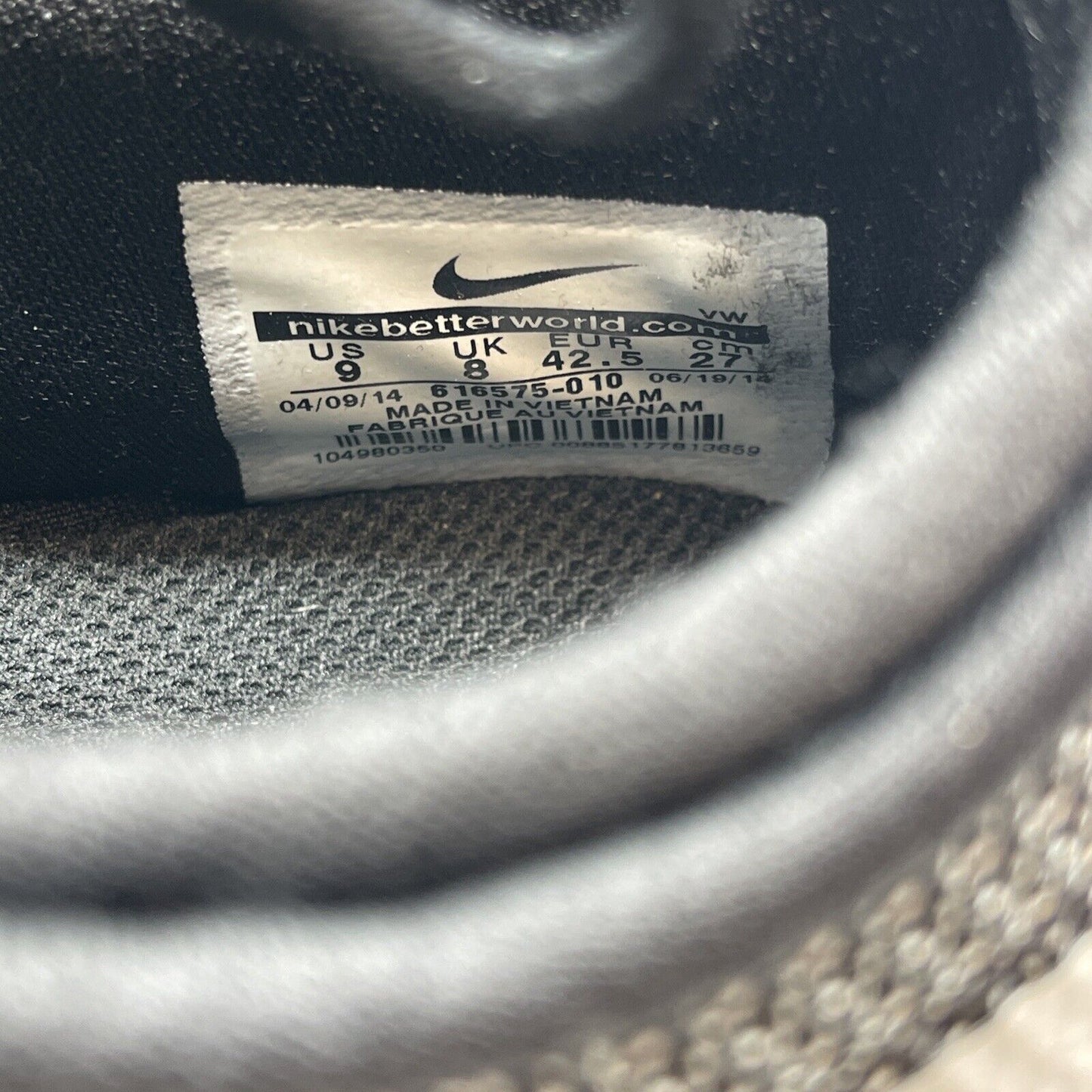 Size 9 - Nike SB Trainernedor Gray White Black Suede (616575-010)