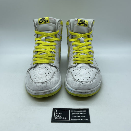 Size 12 - Air Jordan 1 Retro OG High First Class Flight Yellow (555088-170)