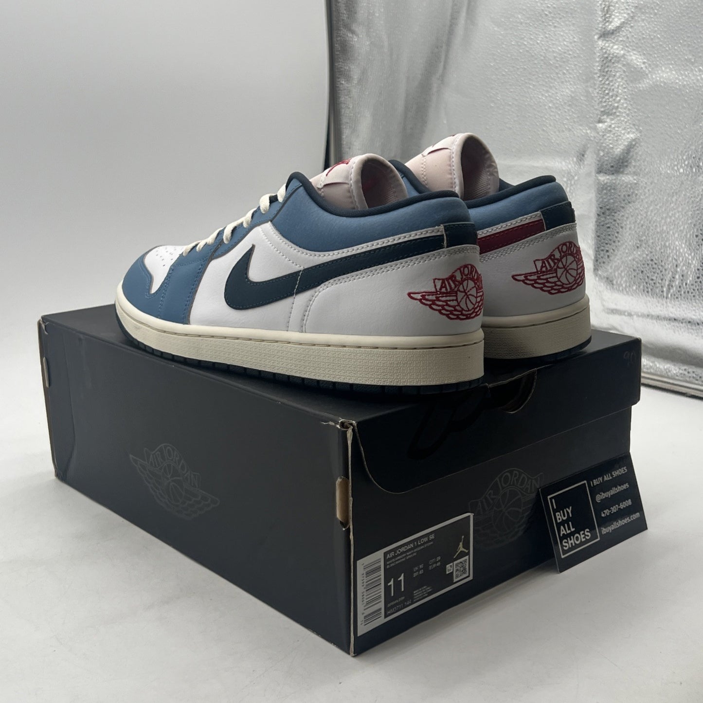Size 11 - Air Jordan 1 SE Low Motion Pack Armory Blue (HM3711-144)