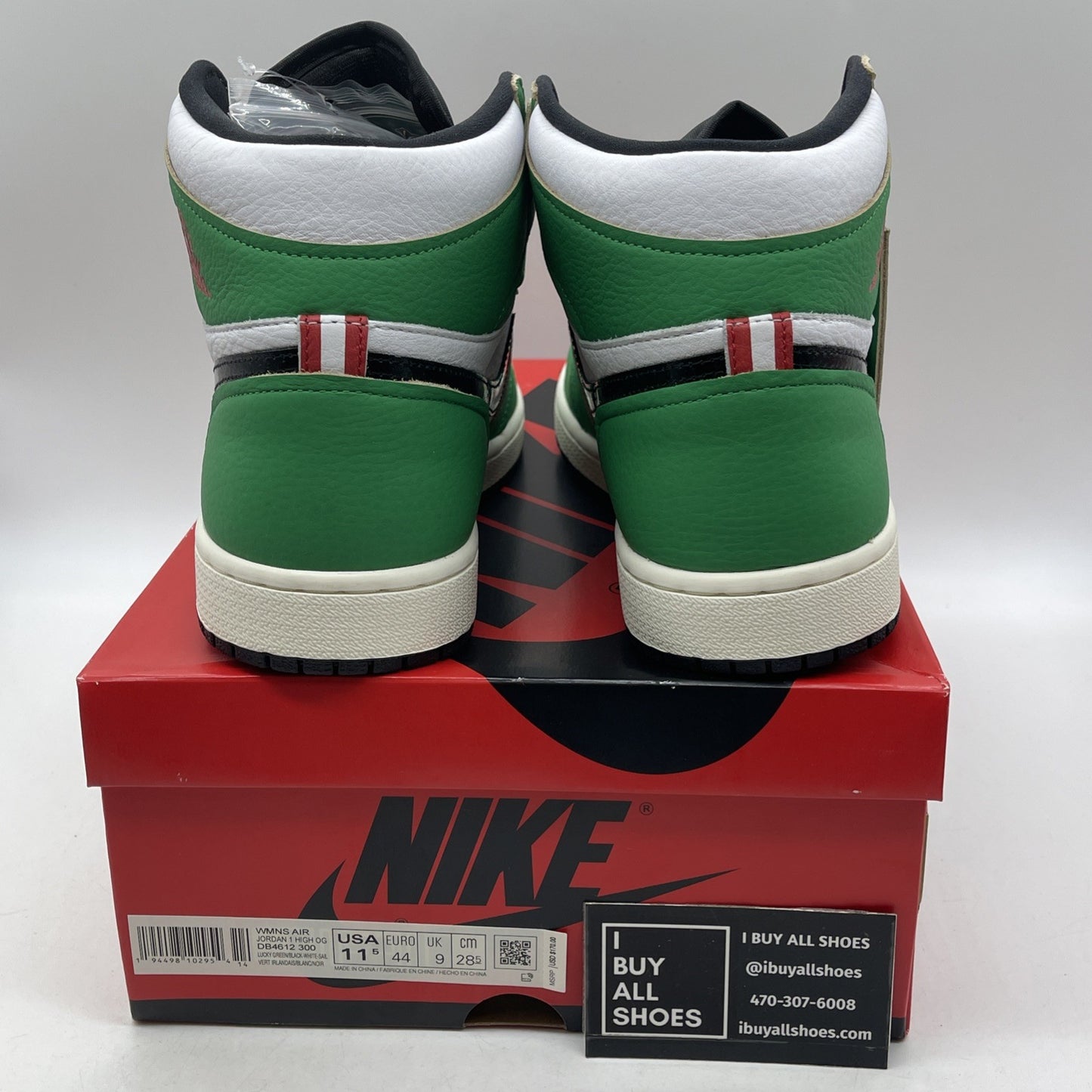 Size 11.5W - Air Jordan 1 Retro OG High Lucky Green (DB4612-300)
