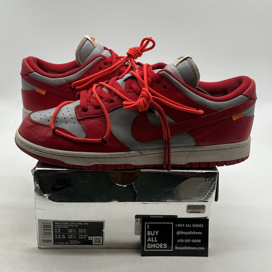 Size 12 - Nike Dunk Low x OFF-WHITE University Red 2019 (CT0856-600)