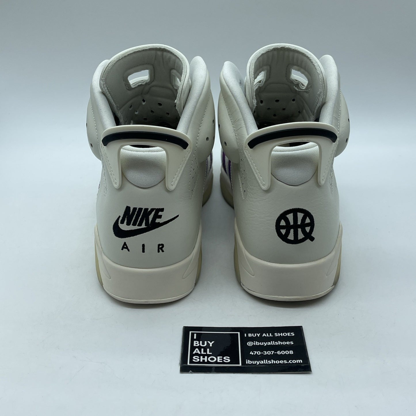 Size 10.5 - Air Jordan 6 Retro Quai 54 Purple White Suede Leather (CZ4152-101)