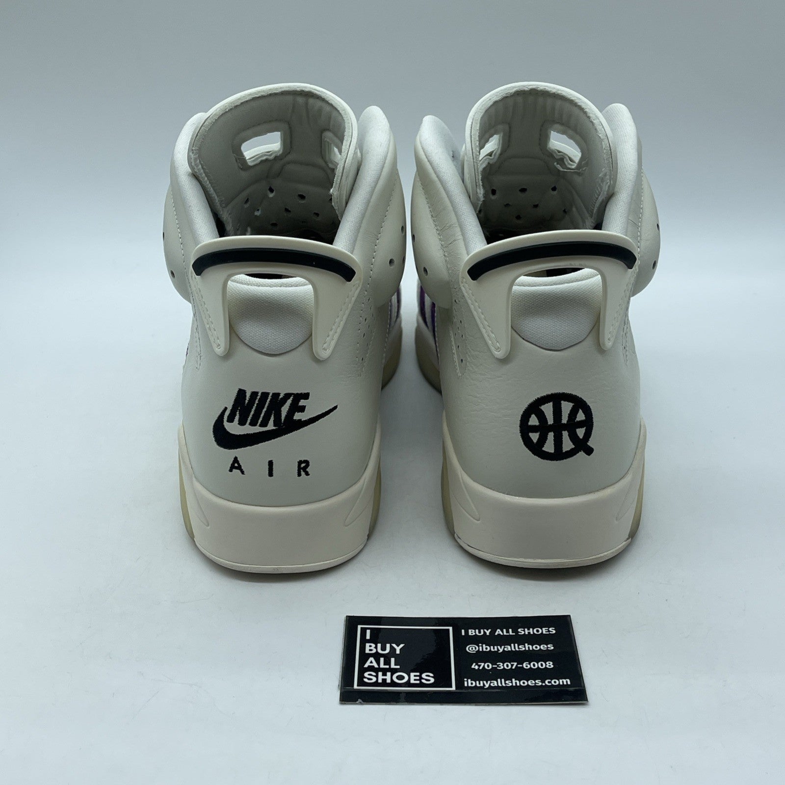 Size 10.5 - Air Jordan 6 Retro Quai 54 Purple White Suede Leather (CZ4152-101)