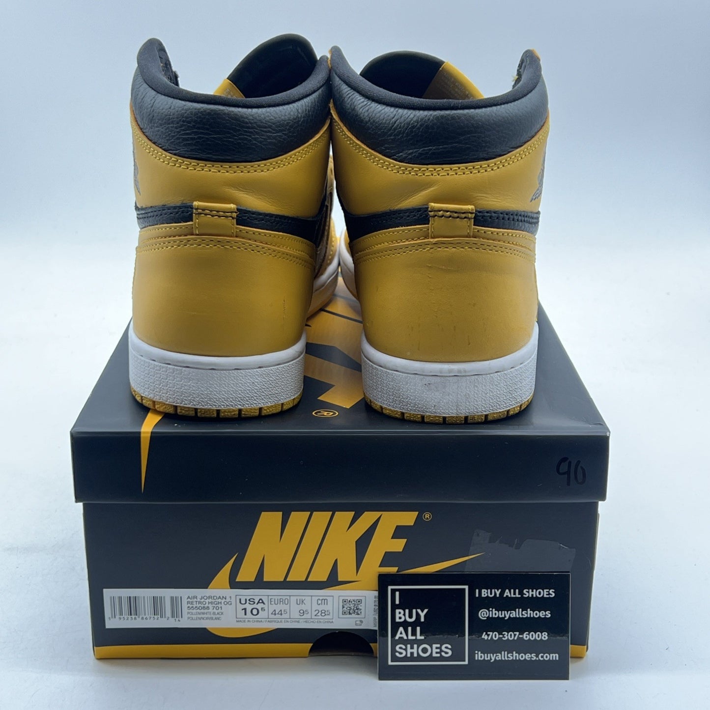 Size 10.5 - Air Jordan 1 Retro OG High Pollen (555088-701)