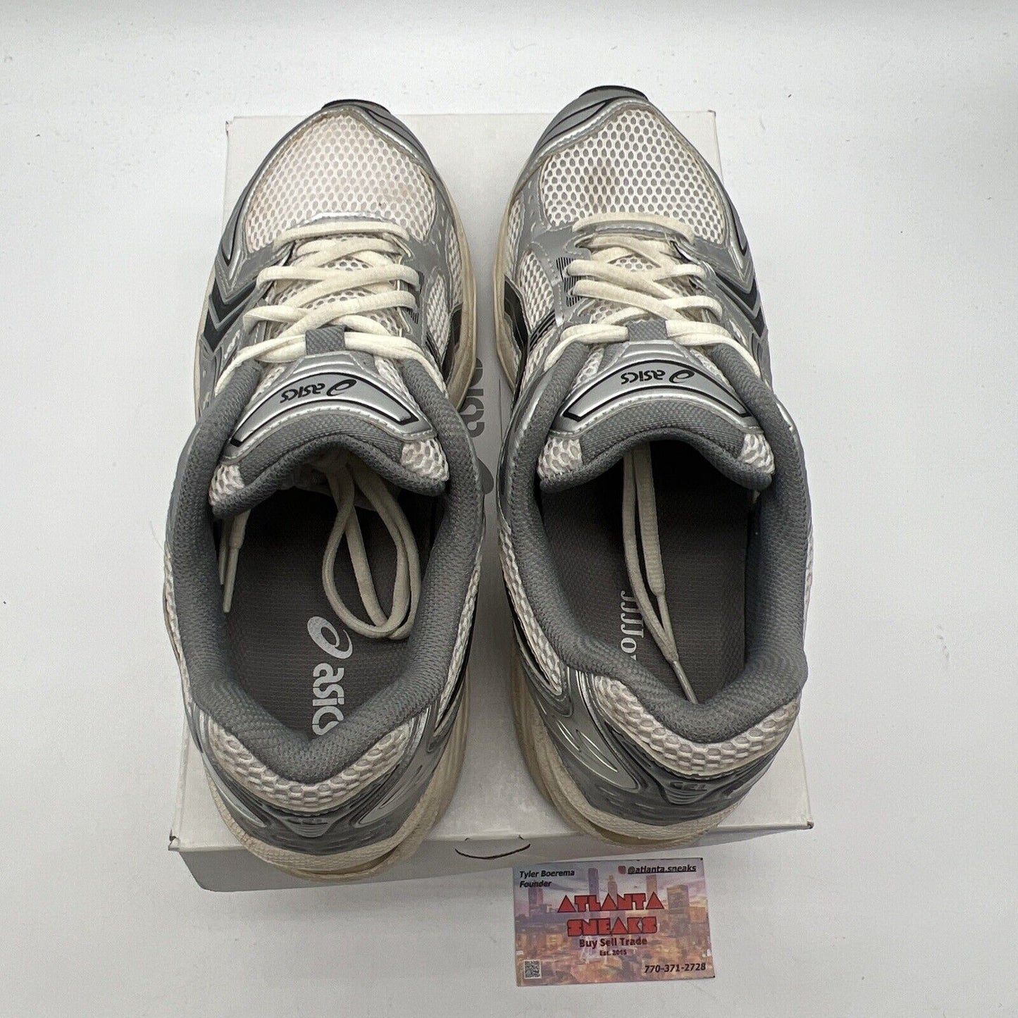 Size 8 - ASICS JJJJound x Gel Kayano 14 Silver Black (1201A457-101)