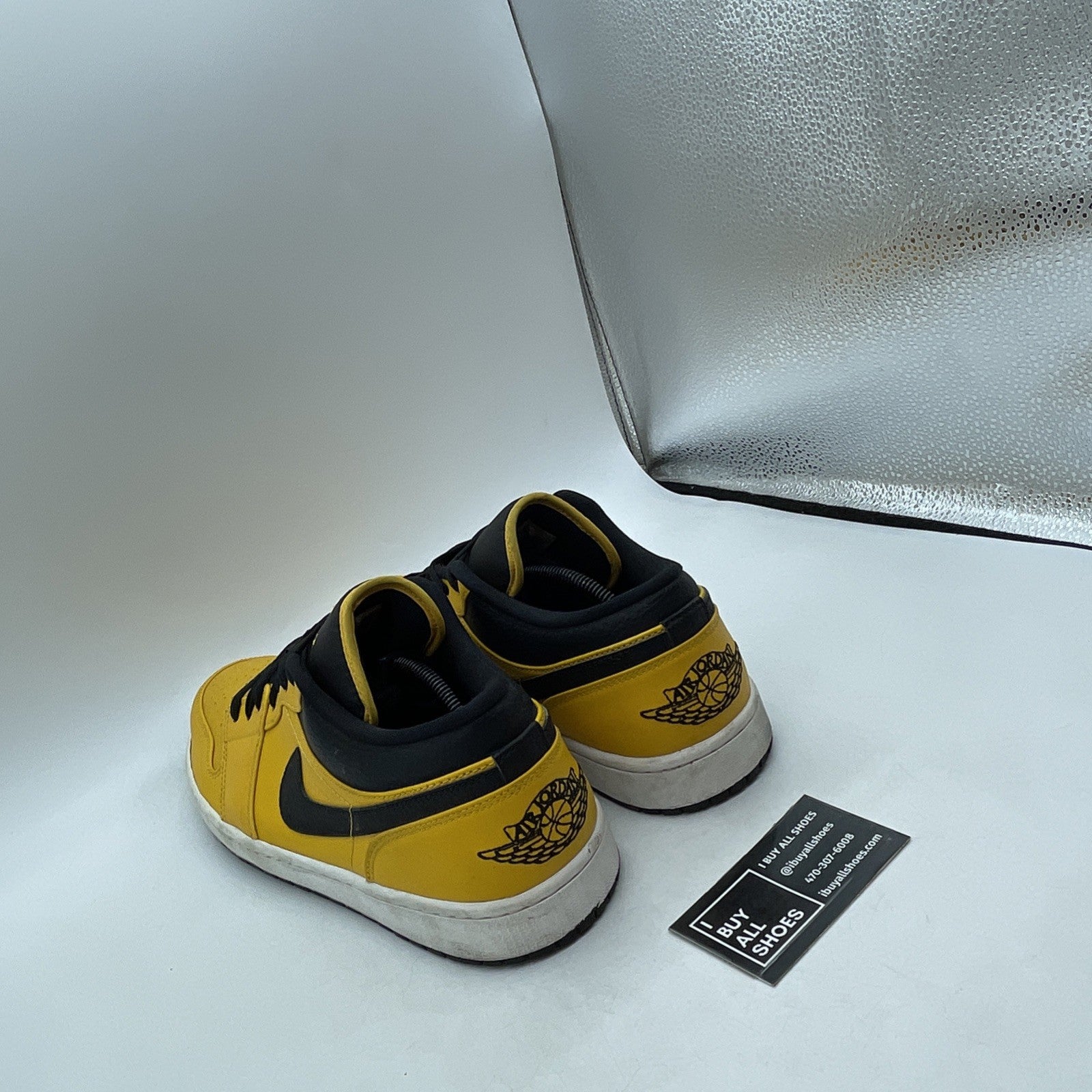 Size 13 - Air Jordan 1 Low University Gold Black (553558-700)