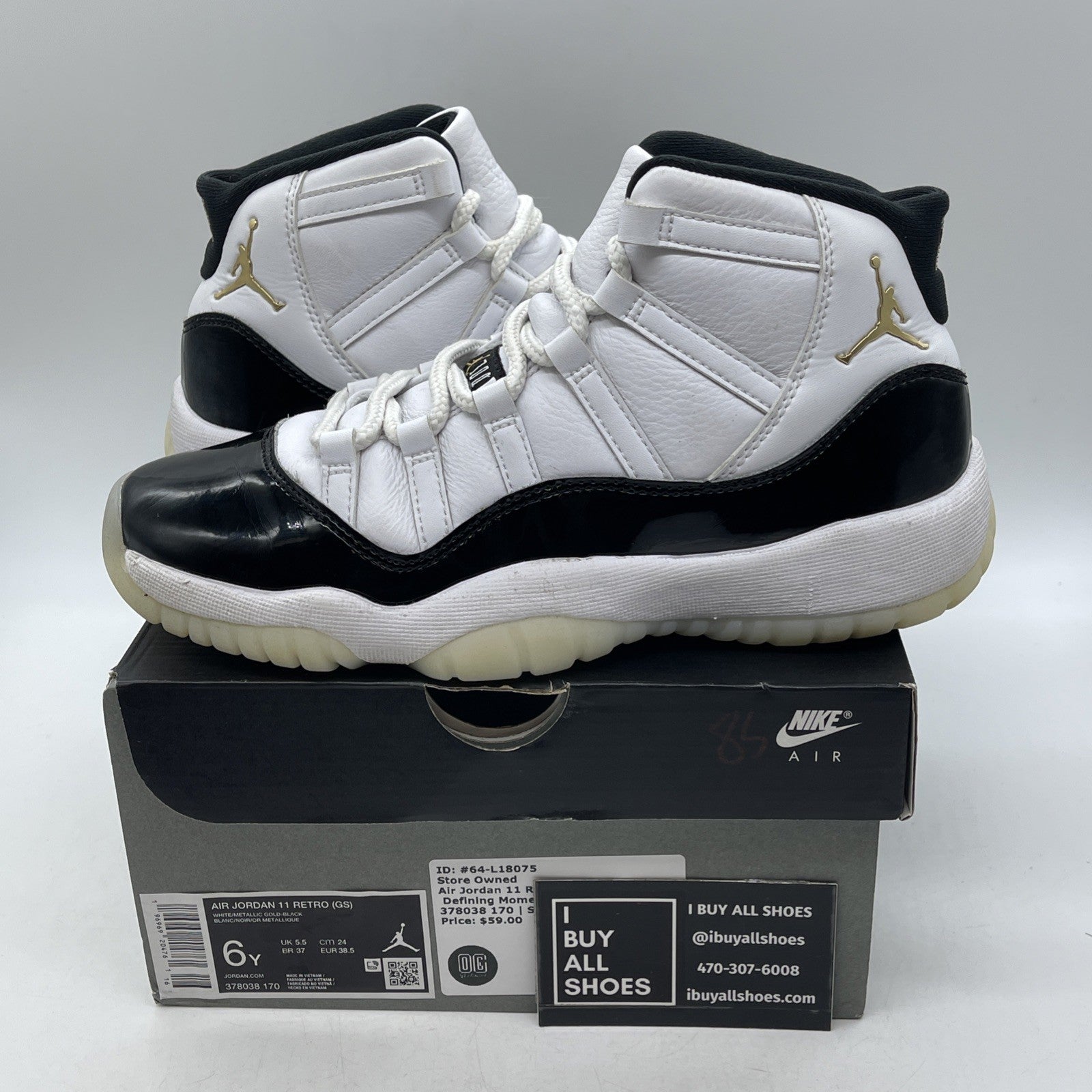 Size 6 - Air Jordan 11 Retro Mid Gratitude / Defining Moments (378038-170)