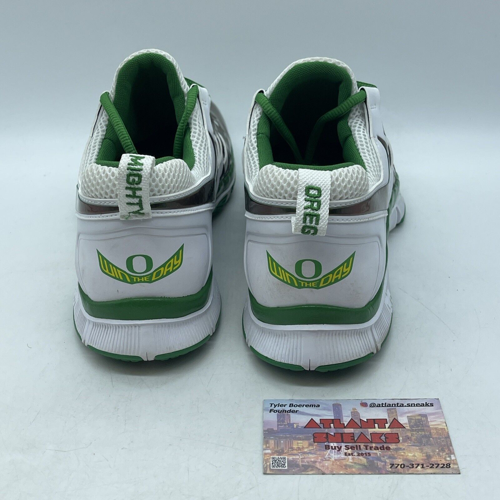 Size 11 - Nike Free Trainer 5.0 Oregon Win The Day Green White (621936-301)
