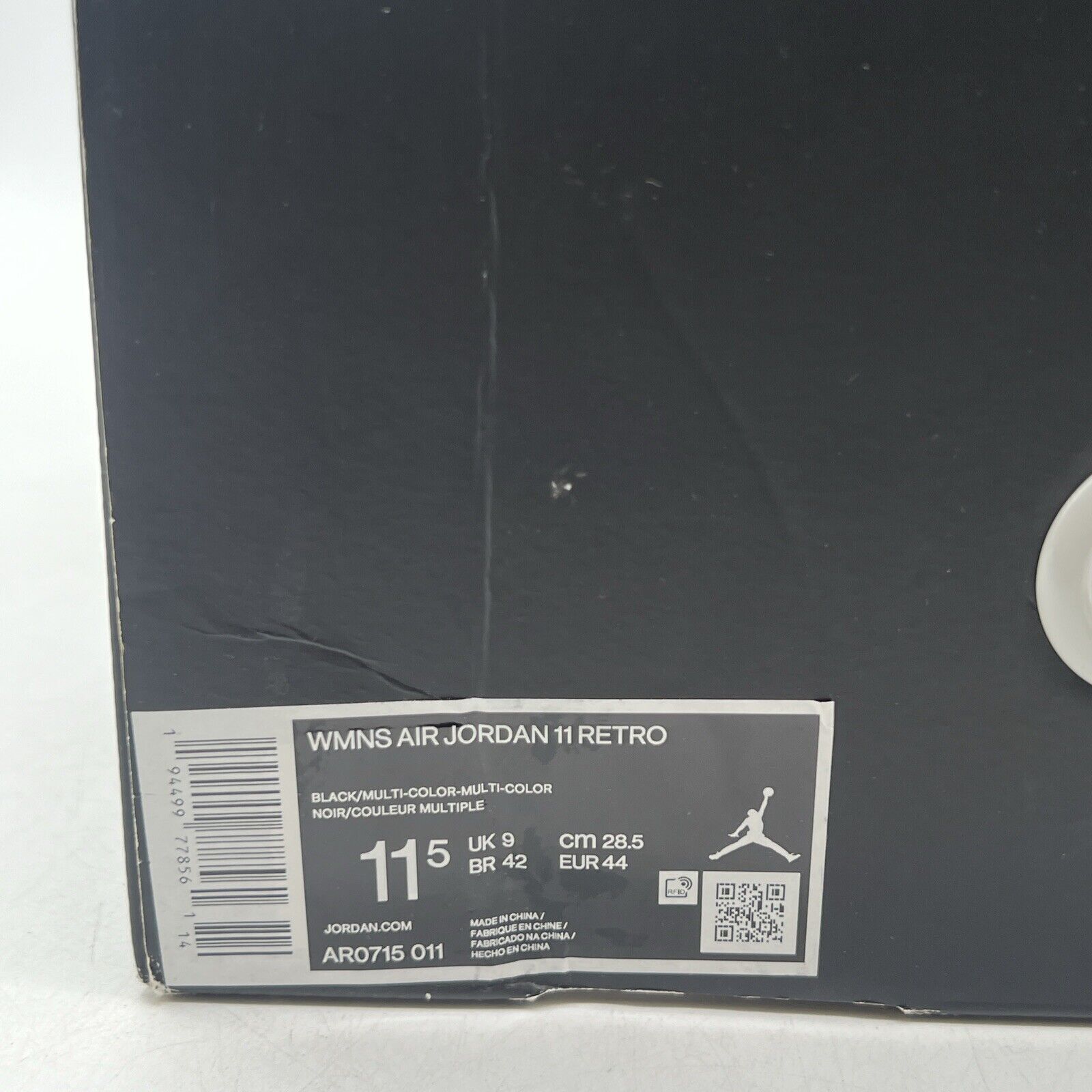 Size 11.5 - Air Jordan 11 Retro Jubilee / 25th Anniversary W (AR0715-011)