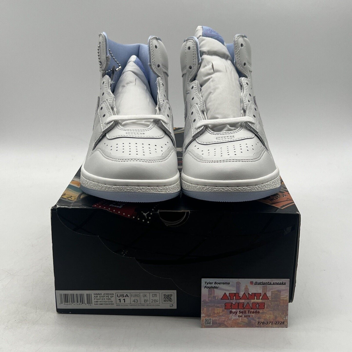Size 11 - Forget-me-nots x Jordan Air Ship PE SP From Bud To Flower W