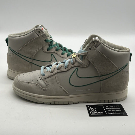 Size 11.5 - Nike Dunk SE High First Use Pack - Green Noise (DH0960-001)