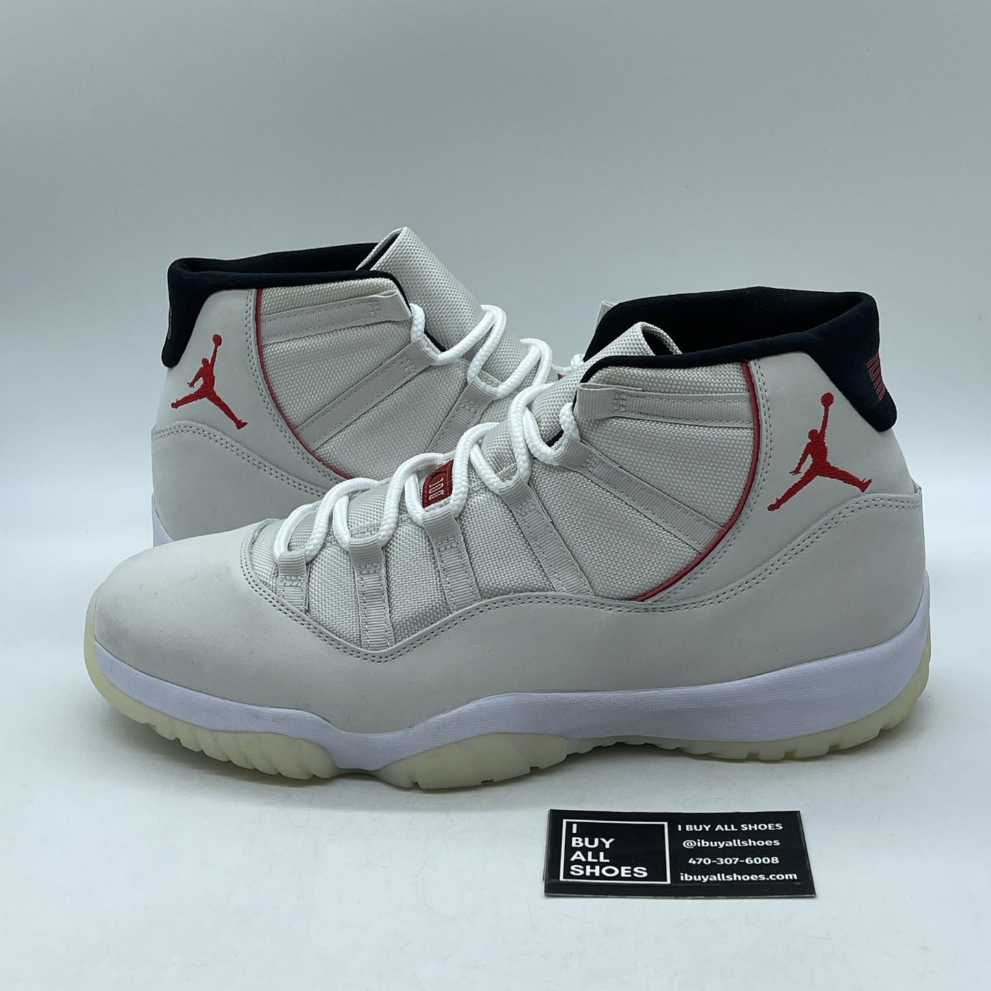 Size 14 - Air Jordan 11 Retro Platinum Tint Tan Black Suede (378037-016)