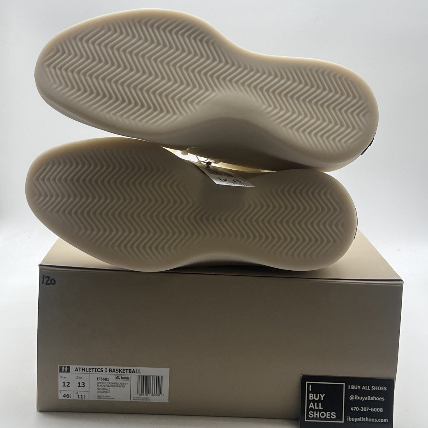 Size 12 - adidas Fear of God Athletics x I BASKETBALL Triple White (IF6681)
