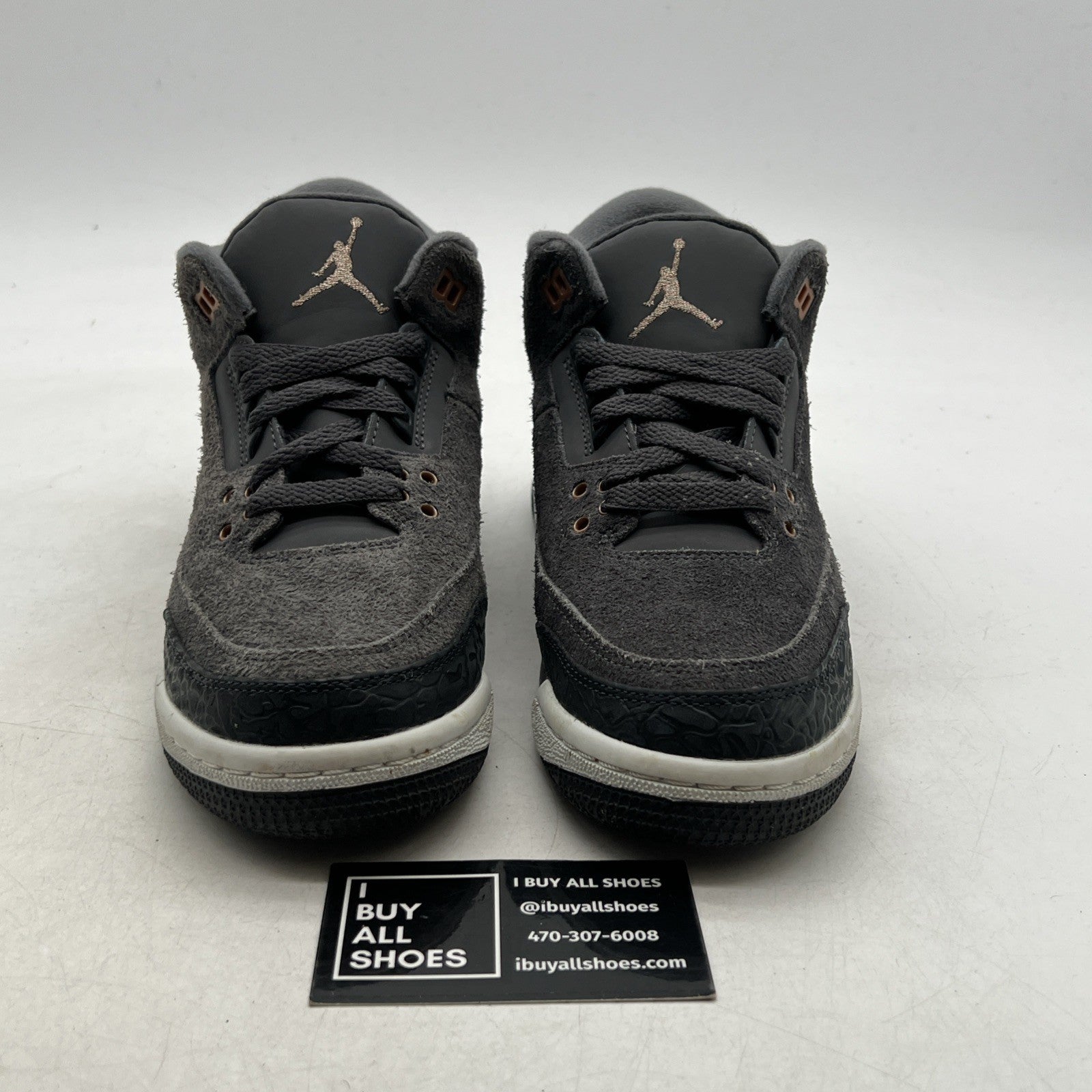 Size 5.5Y - Air Jordan 3 Retro Mid Anthracite (441140-035)