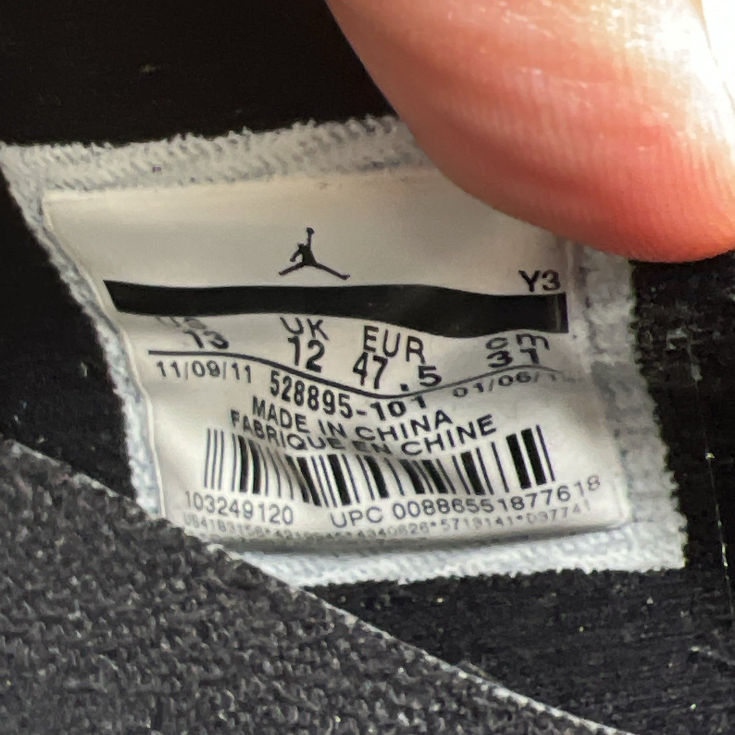 Size 13 - Air Jordan 11 Retro Low Cherry Bottom (528895-101)