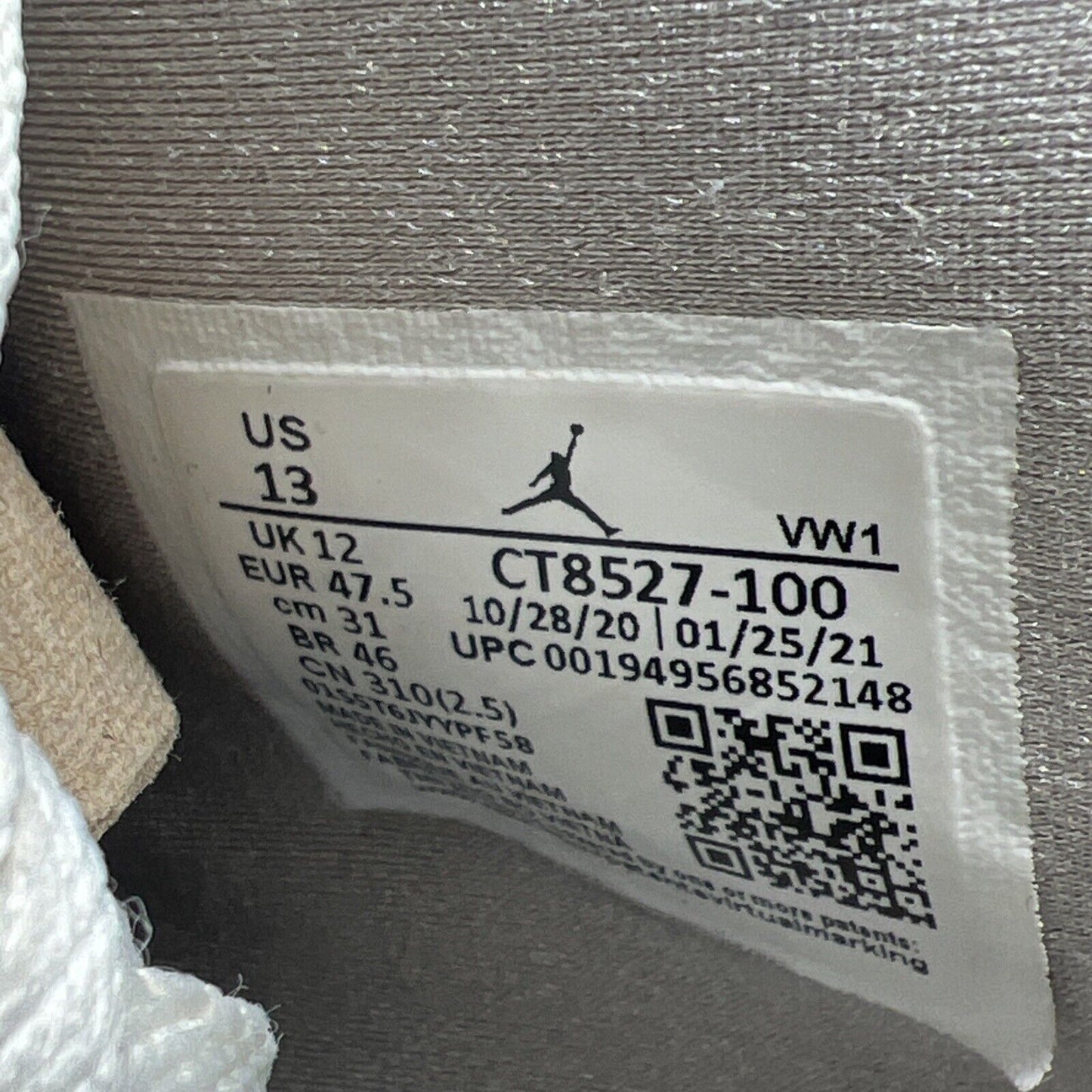 Size 13 - Air Jordan 4 Retro Mid White Oreo (CT8527-100)