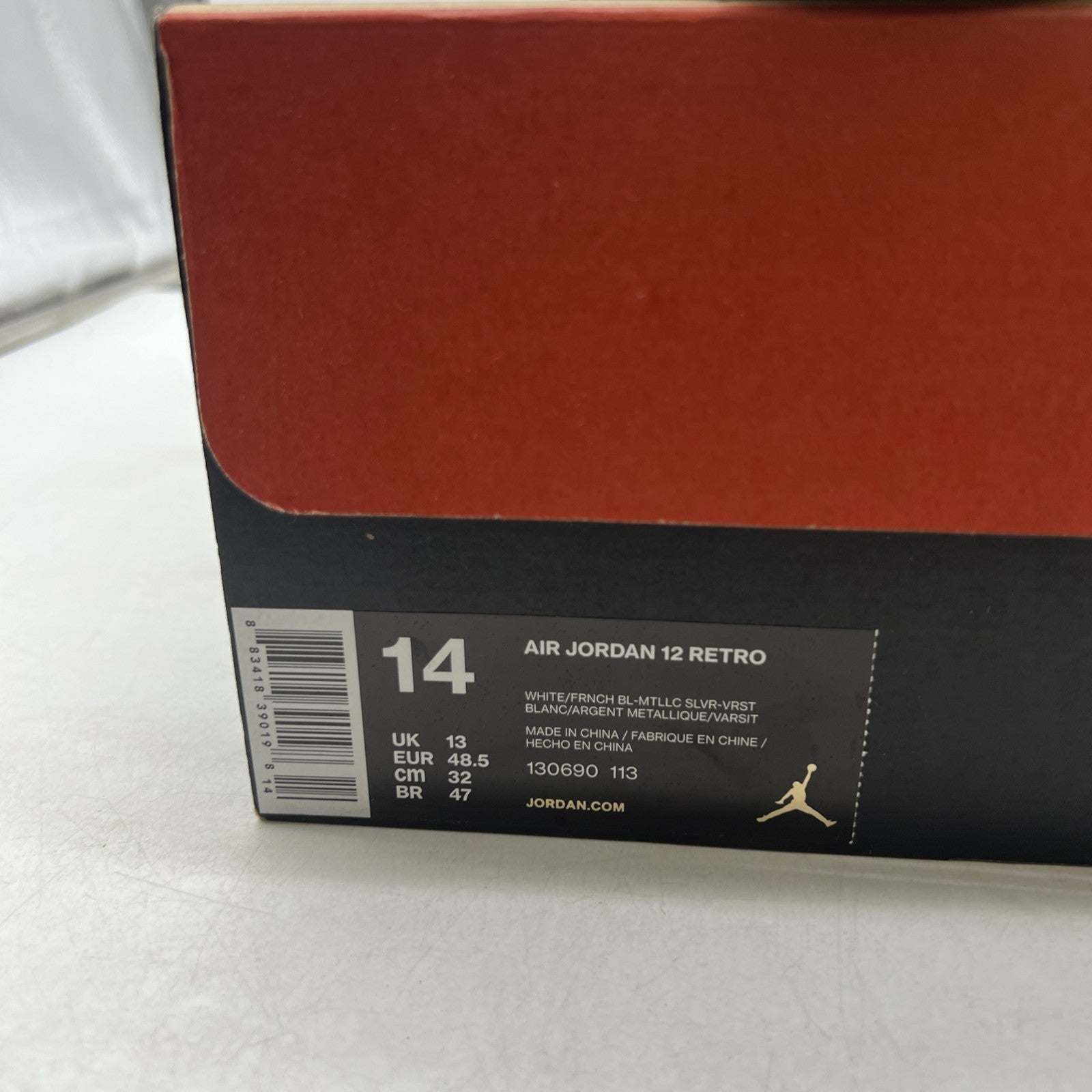 Size 14 - Air Jordan 12 Retro French Blue 2016 (130690-113)