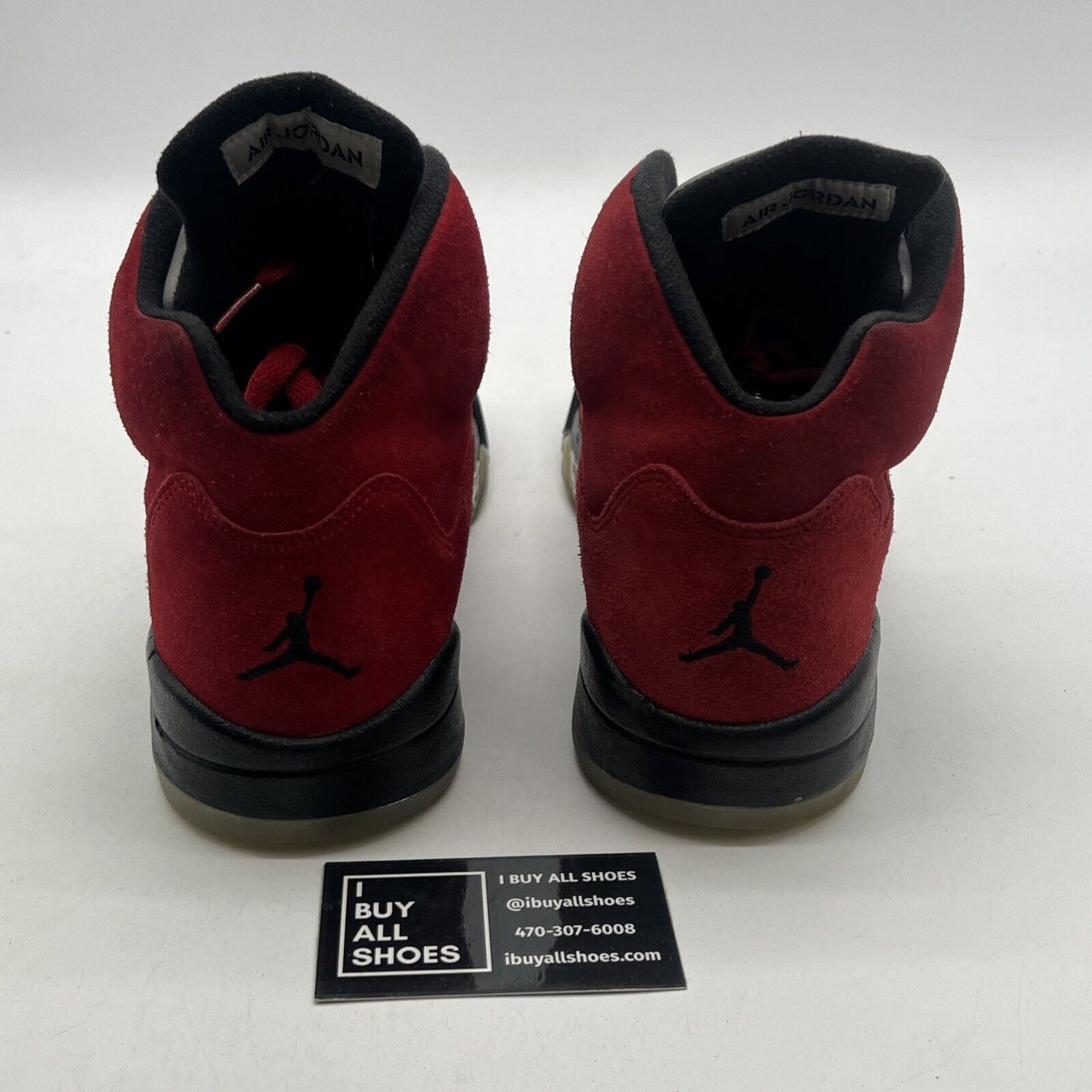 Size 12 - Air Jordan 5 Retro Raging Bull Red Suede (136027-601)