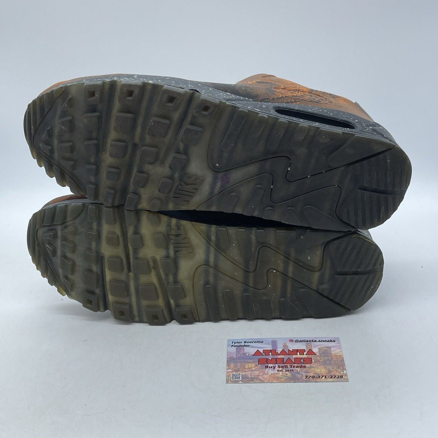 Size 10 - Nike Air Max 90 QS Mars Landing Brown Orange Silver Black (CD0920-600)