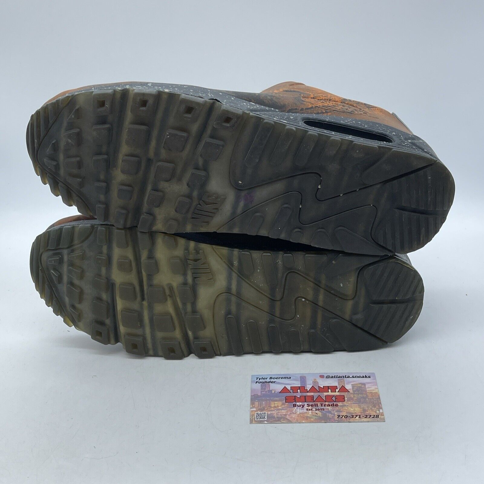 Size 10 - Nike Air Max 90 QS Mars Landing Brown Orange Silver Black (CD0920-600)