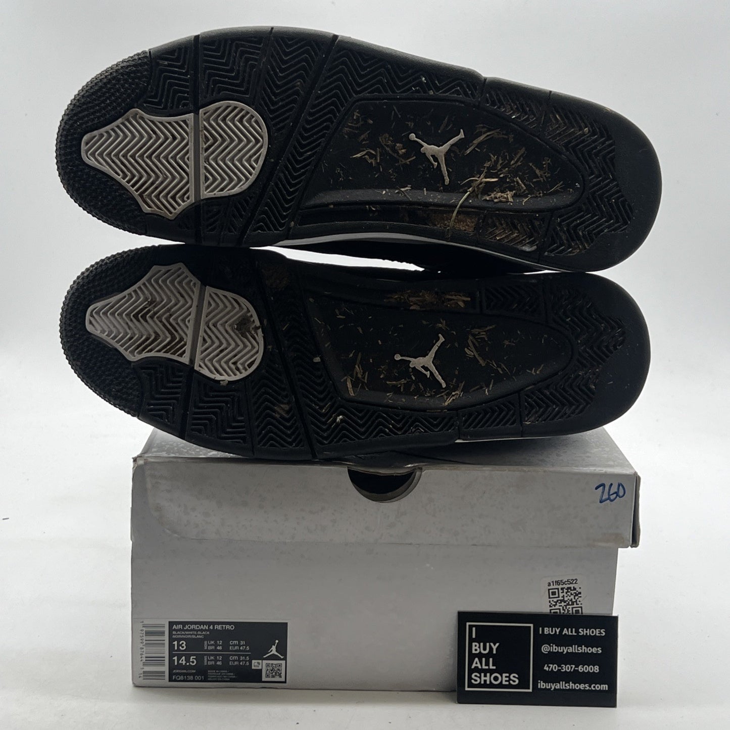 Size 13 - Air Jordan 4 Retro White Thunder (FQ8138-001)