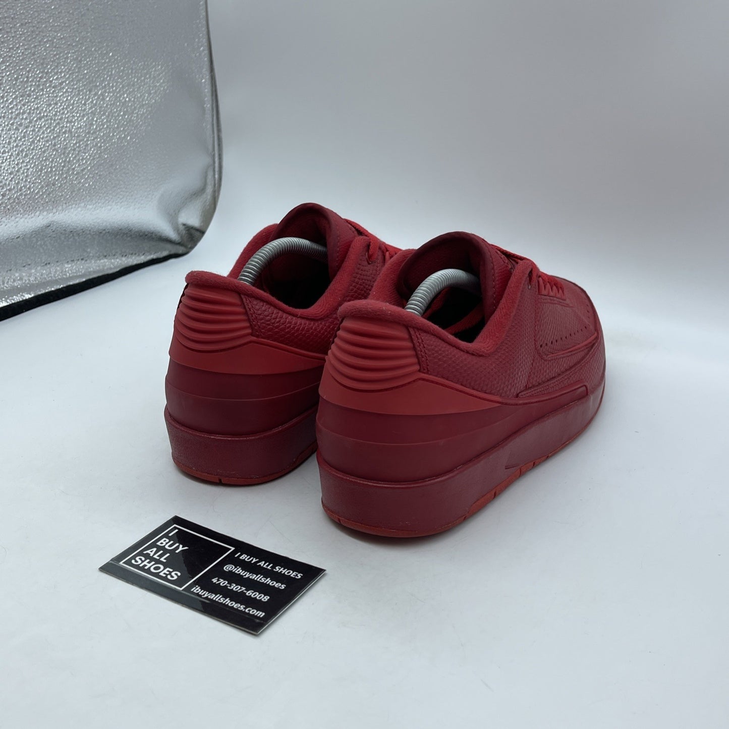 Size 9.5 - Air Jordan 2 Retro Low Gym Red Leather (832819-606)