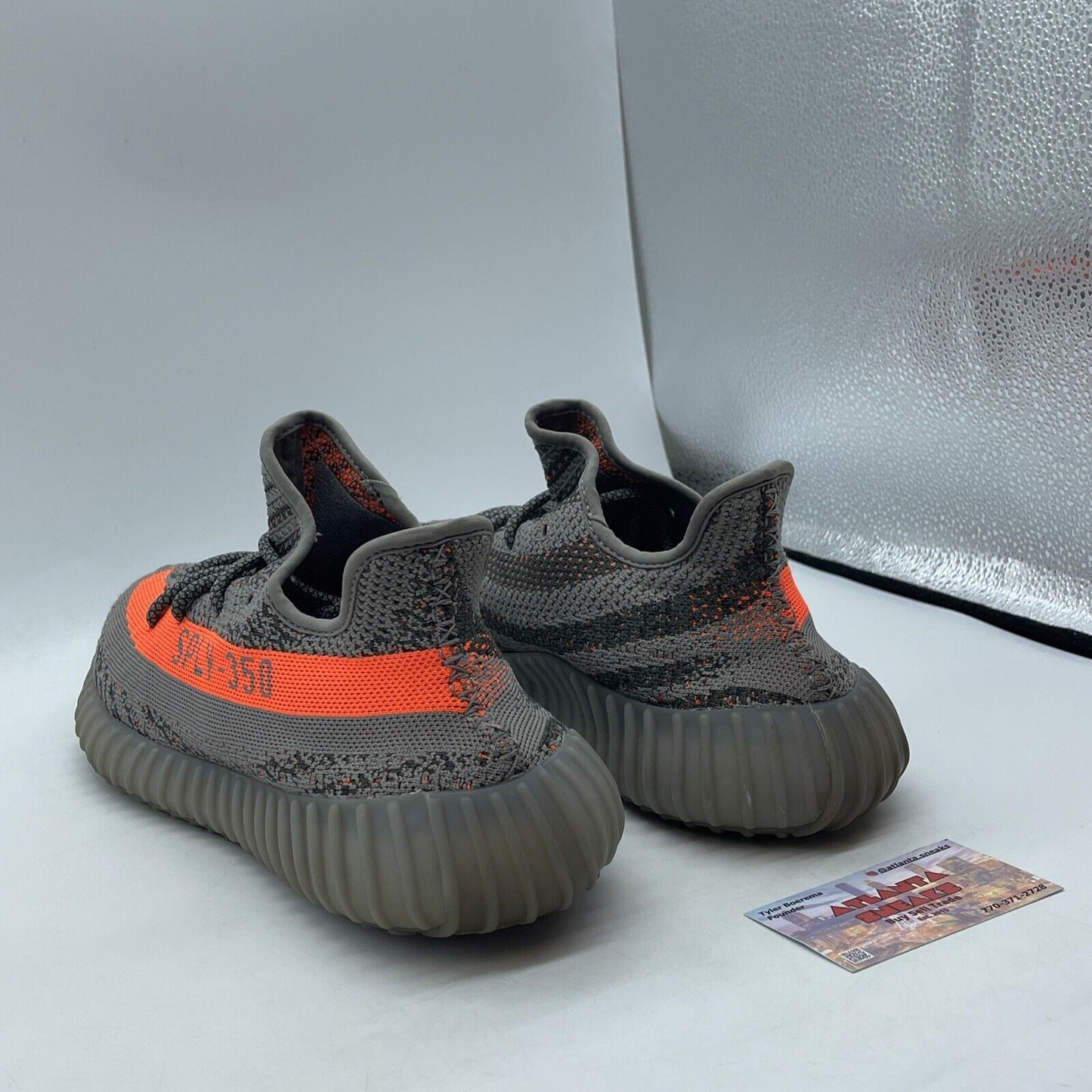 Size 11.5 - adidas Yeezy Boost 350 V2 Low Beluga Reflective Gray Orange (GW1229)