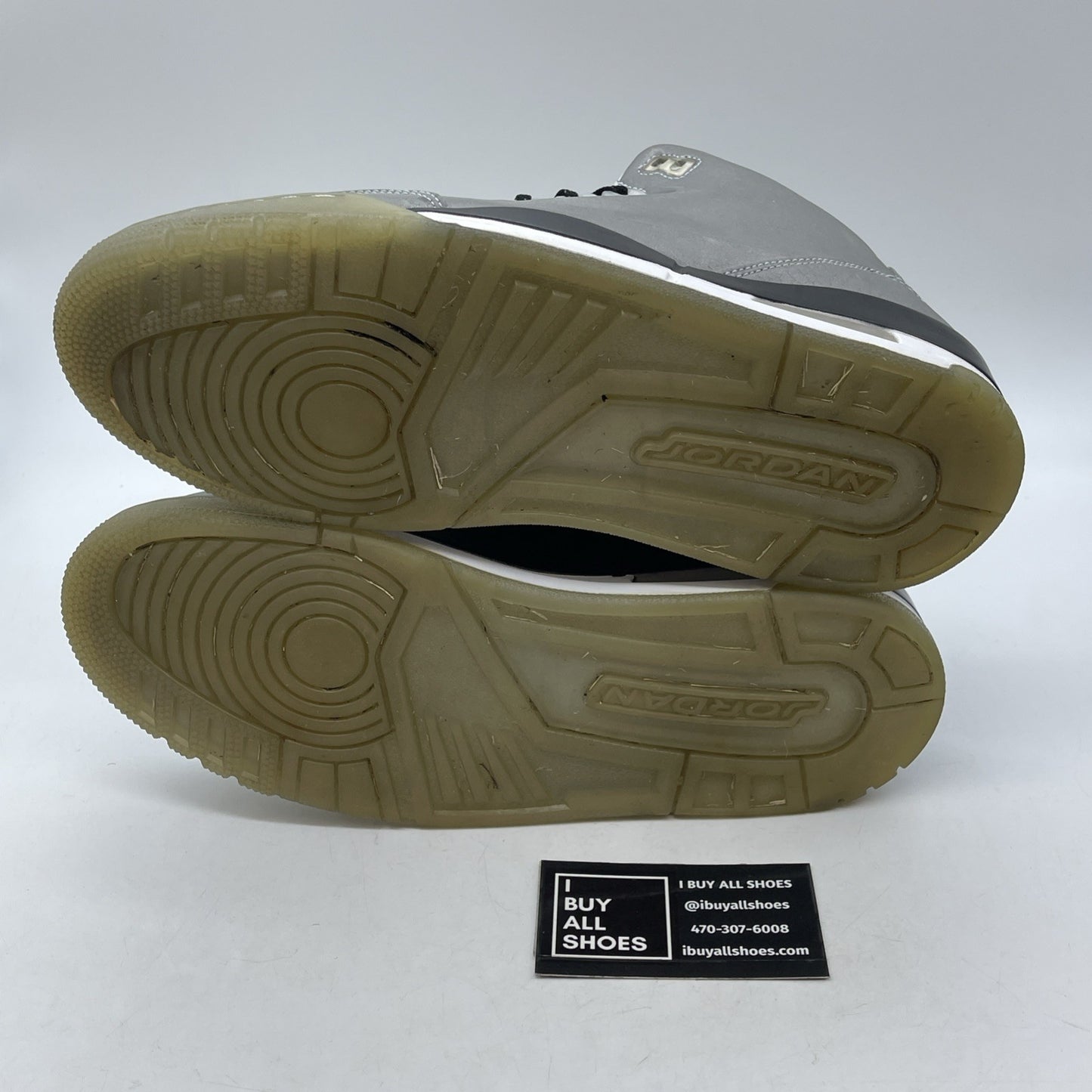 Size 9.5 - Air Jordan 3 5Lab3 Reflective Silver Black Leather (631603-003)