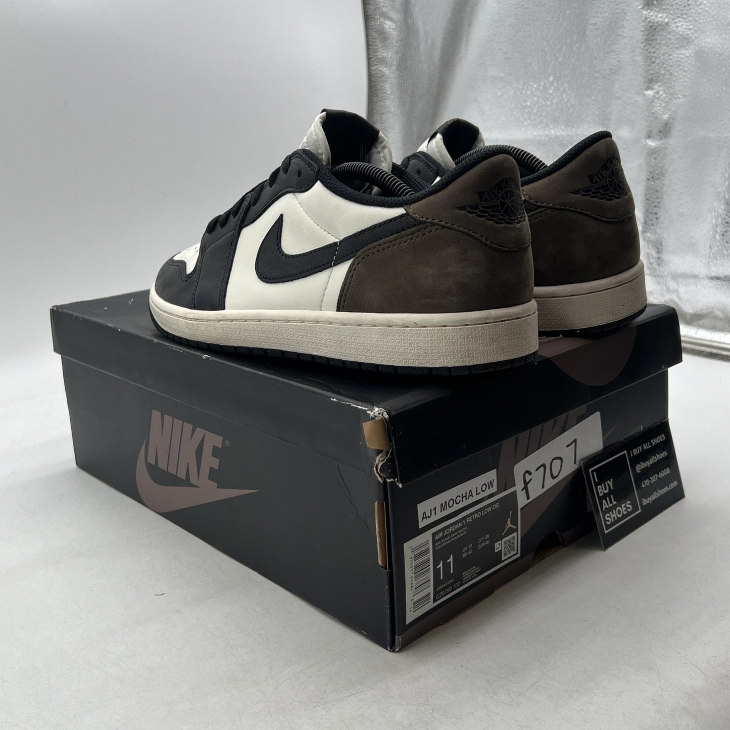Size 11 - Air Jordan 1 Retro OG Low Mocha (CZ0790-102)