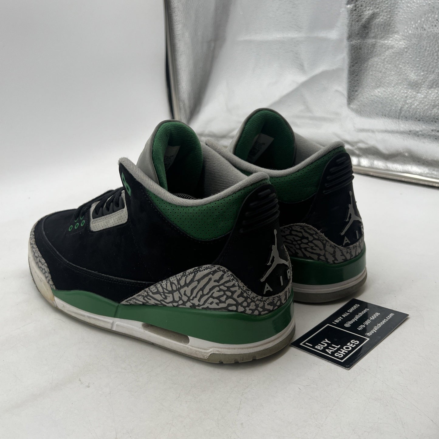 Size 11.5 - Air Jordan 3 Retro Mid Pine Green (CT8532-030)