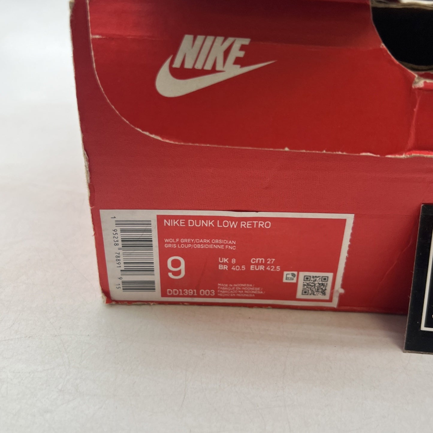 Size 9 - Nike Dunk Low Georgetown (DD1391-003)