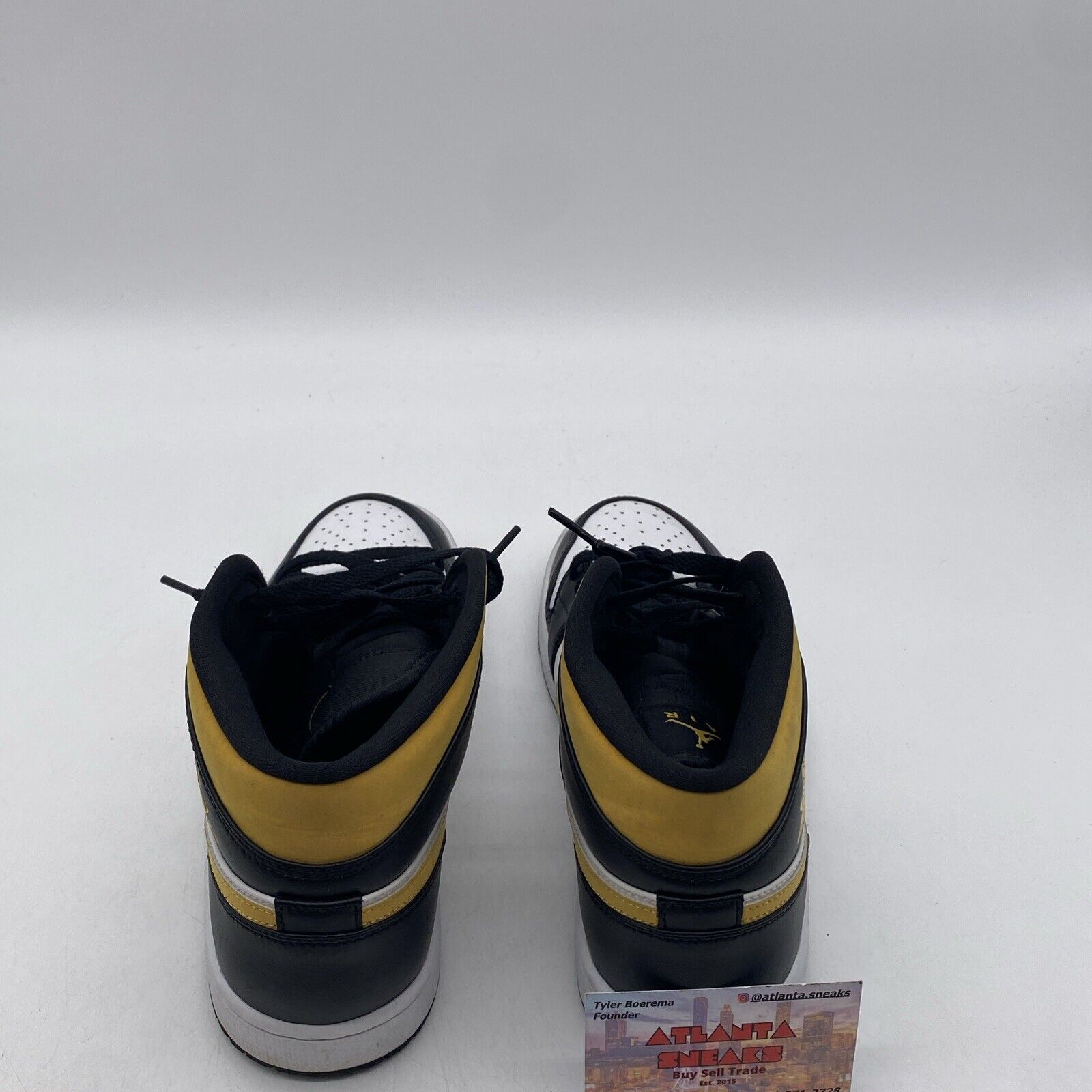 Size 9 - Air Jordan 1 Mid Black University Gold