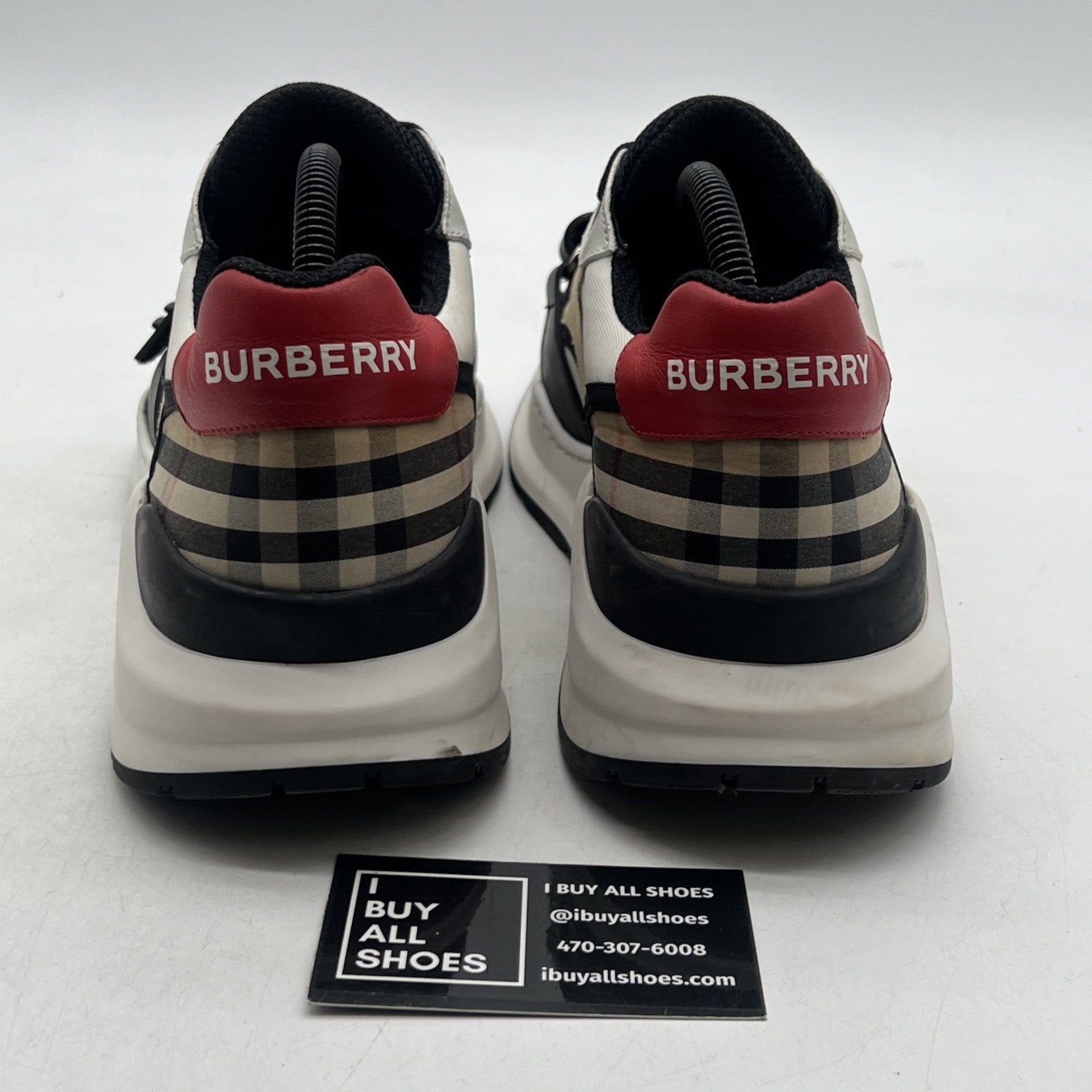 Size 42.5 - Burberry Vintage Check Low Top Sneakers