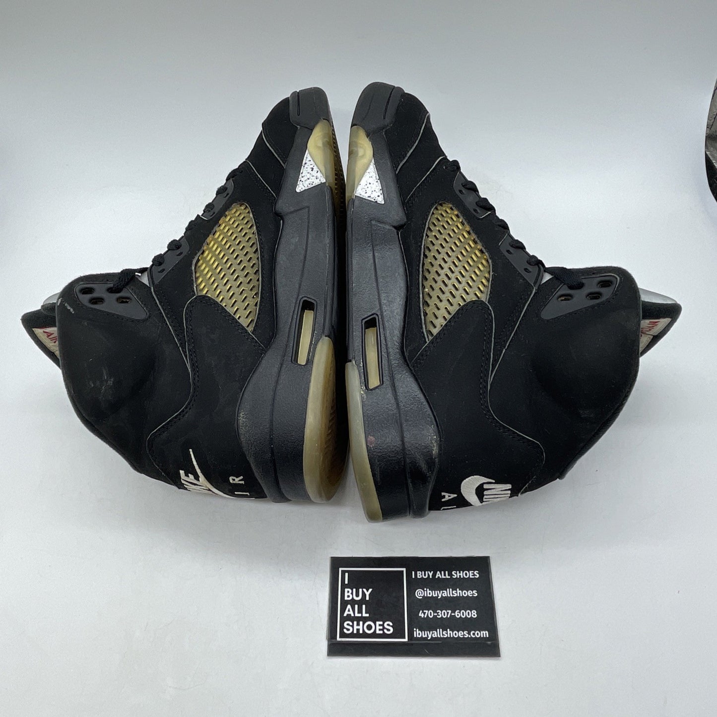 Size 9.5 - Air Jordan 5 OG Mid Metallic Silver (845035-003)