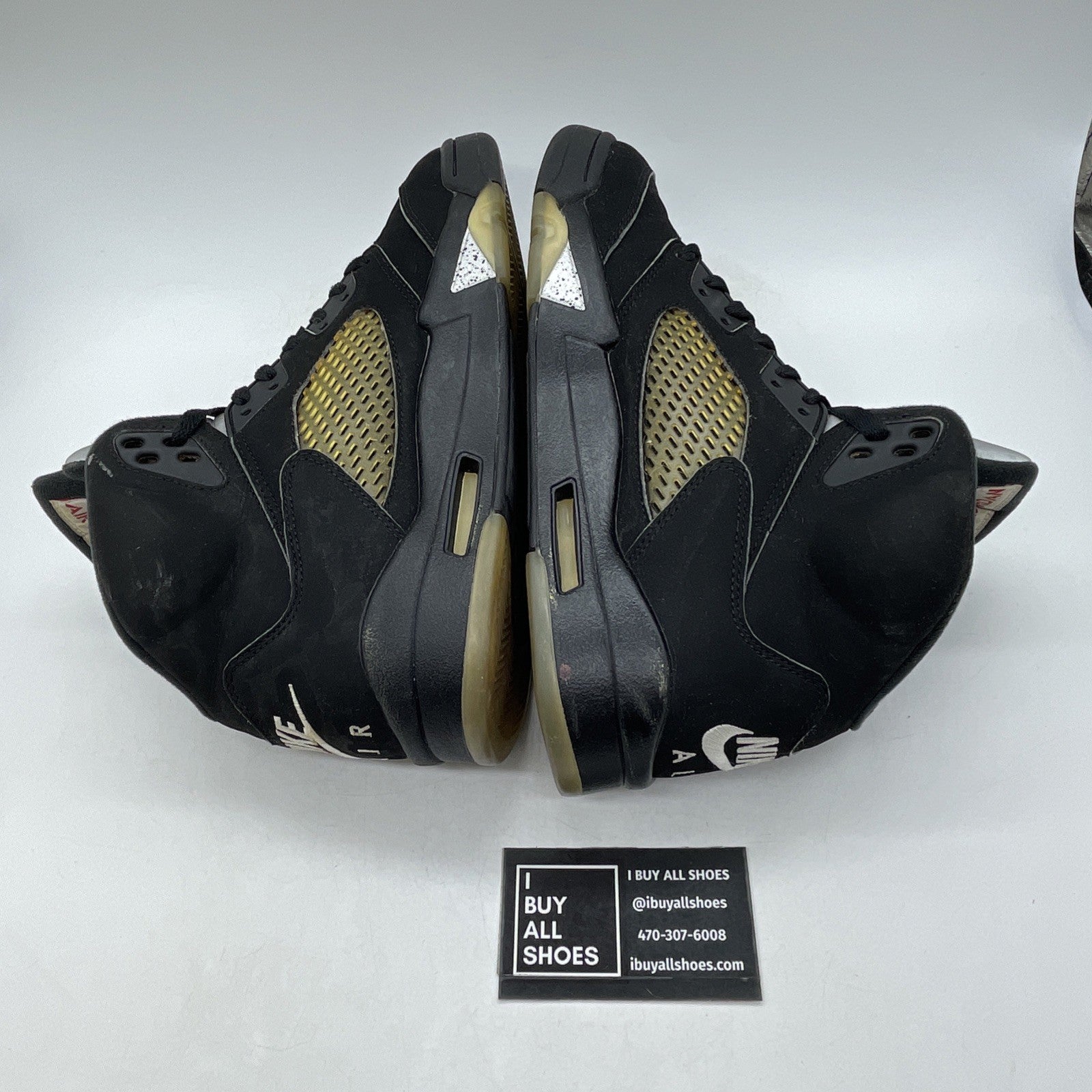 Size 9.5 - Air Jordan 5 OG Mid Metallic Silver (845035-003)