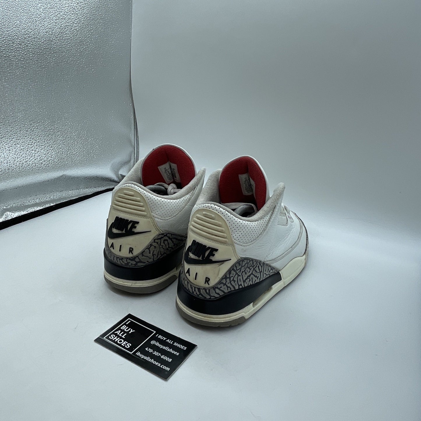 Size 10 - Jordan 3 Retro Mid White Cement Reimagined Suede Leather (DN3707-100)
