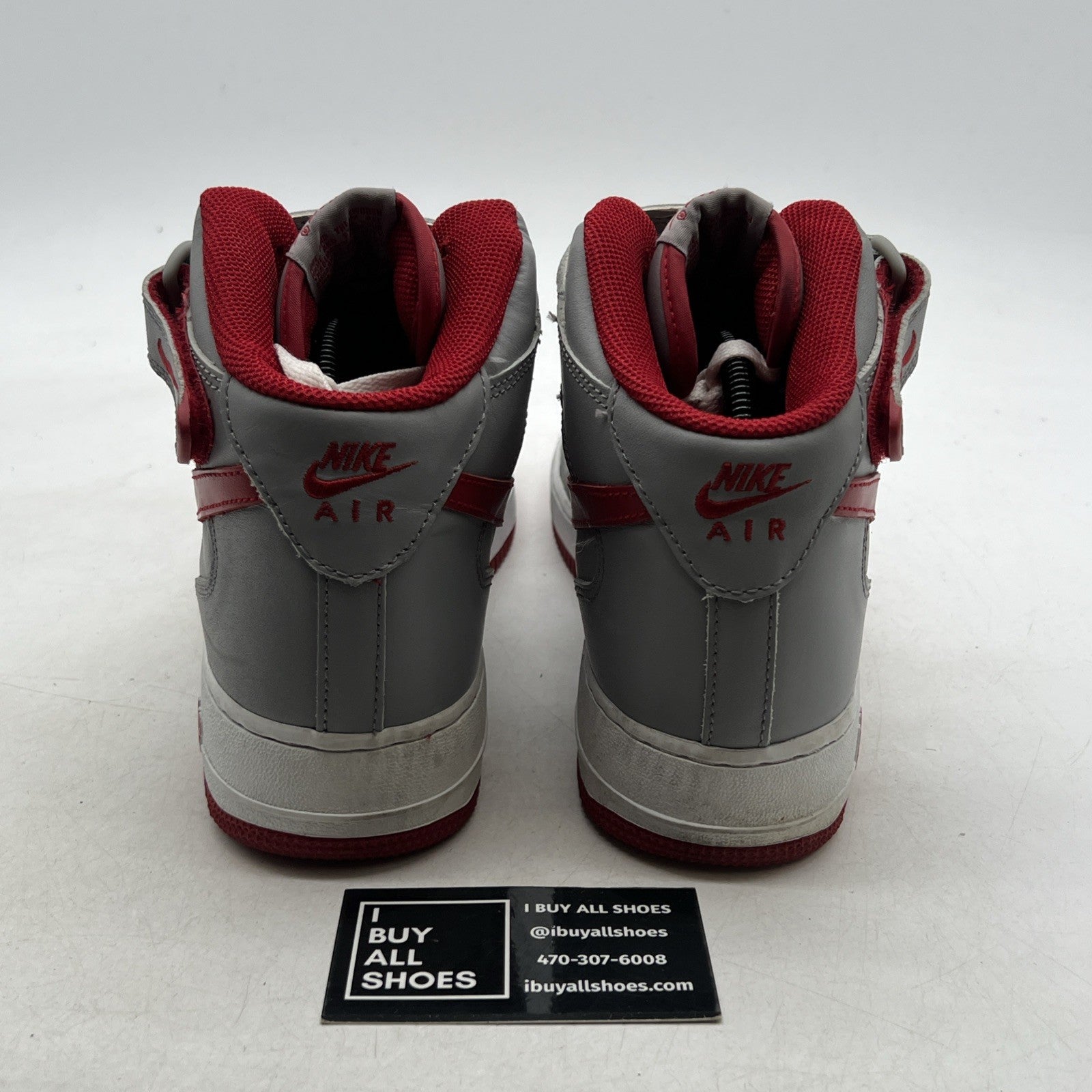 Size 9 - Nike Air Force 1 Mid Gray (306352-061)