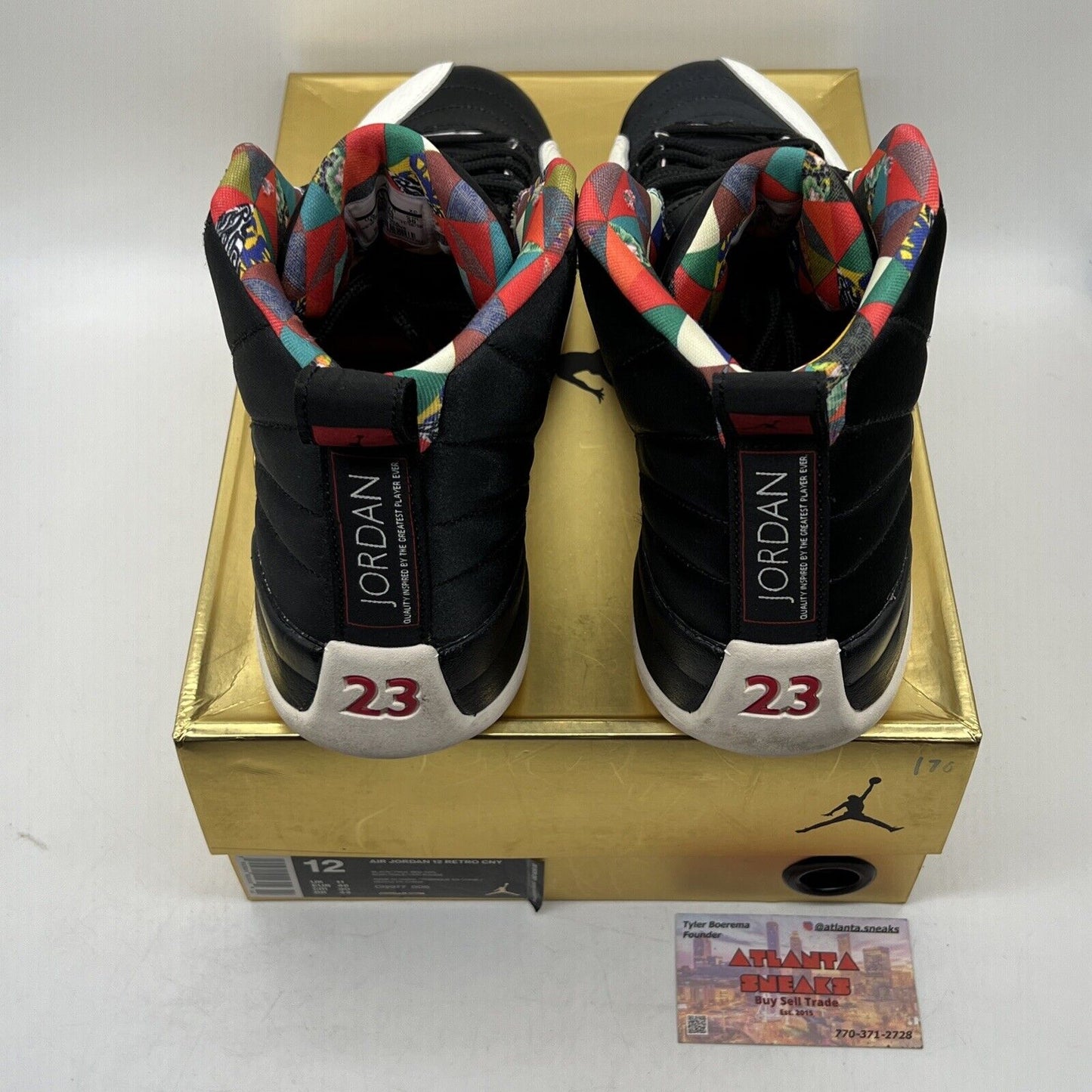 Size 12 - Air Jordan 12 Retro 2019 Chinese New Year Black White Red Green