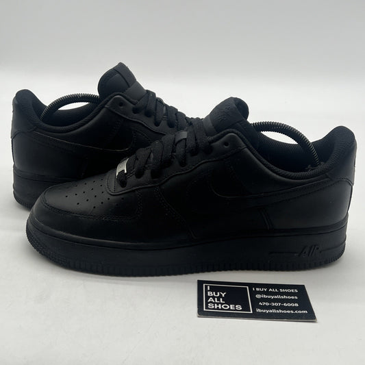 Size 9 - Nike Air Force 1 '07 Low Triple Black (CW2288-001)