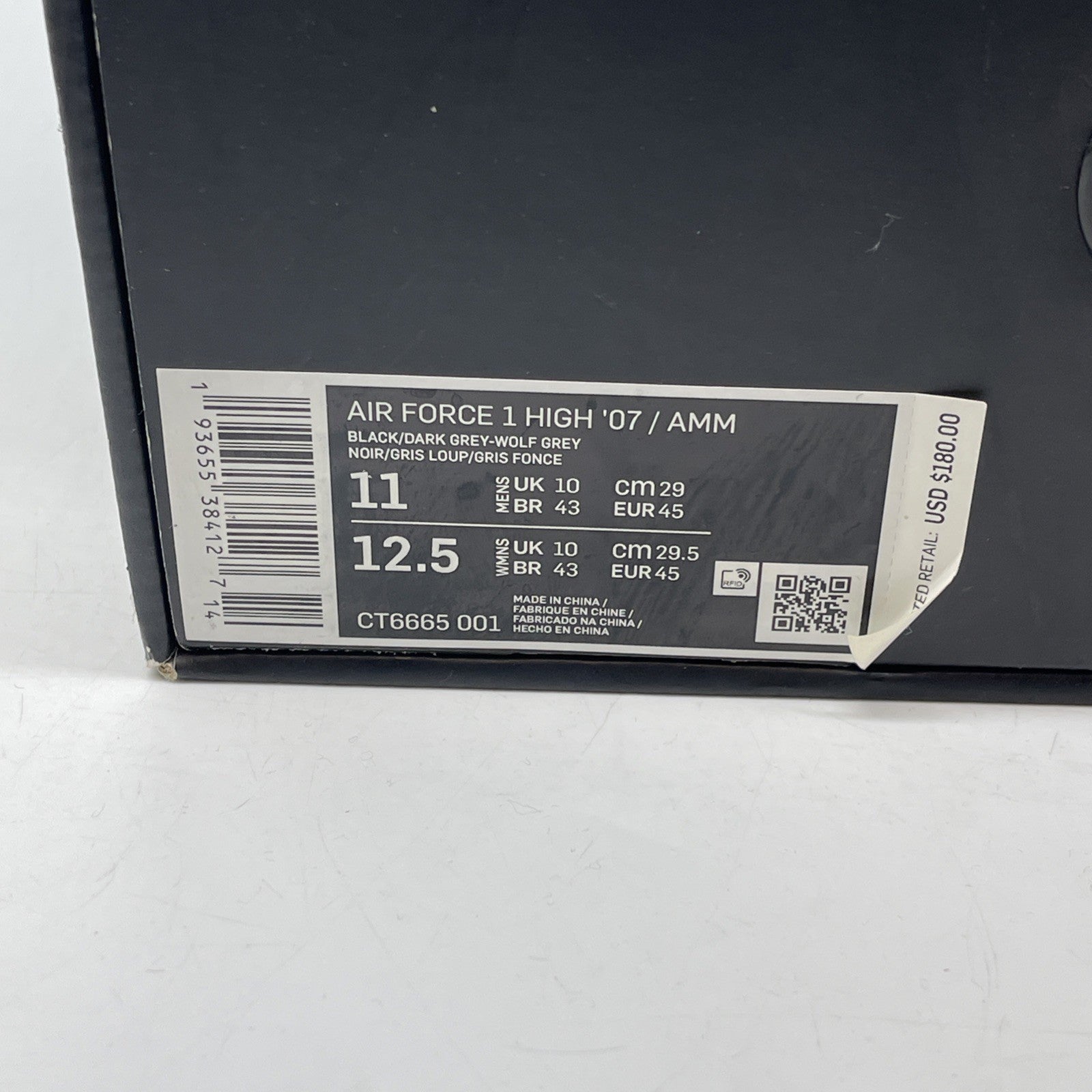 Size 11 - Nike A Ma Maniére x Air Force 1 High Hand Wash Cold (CT6665-001)