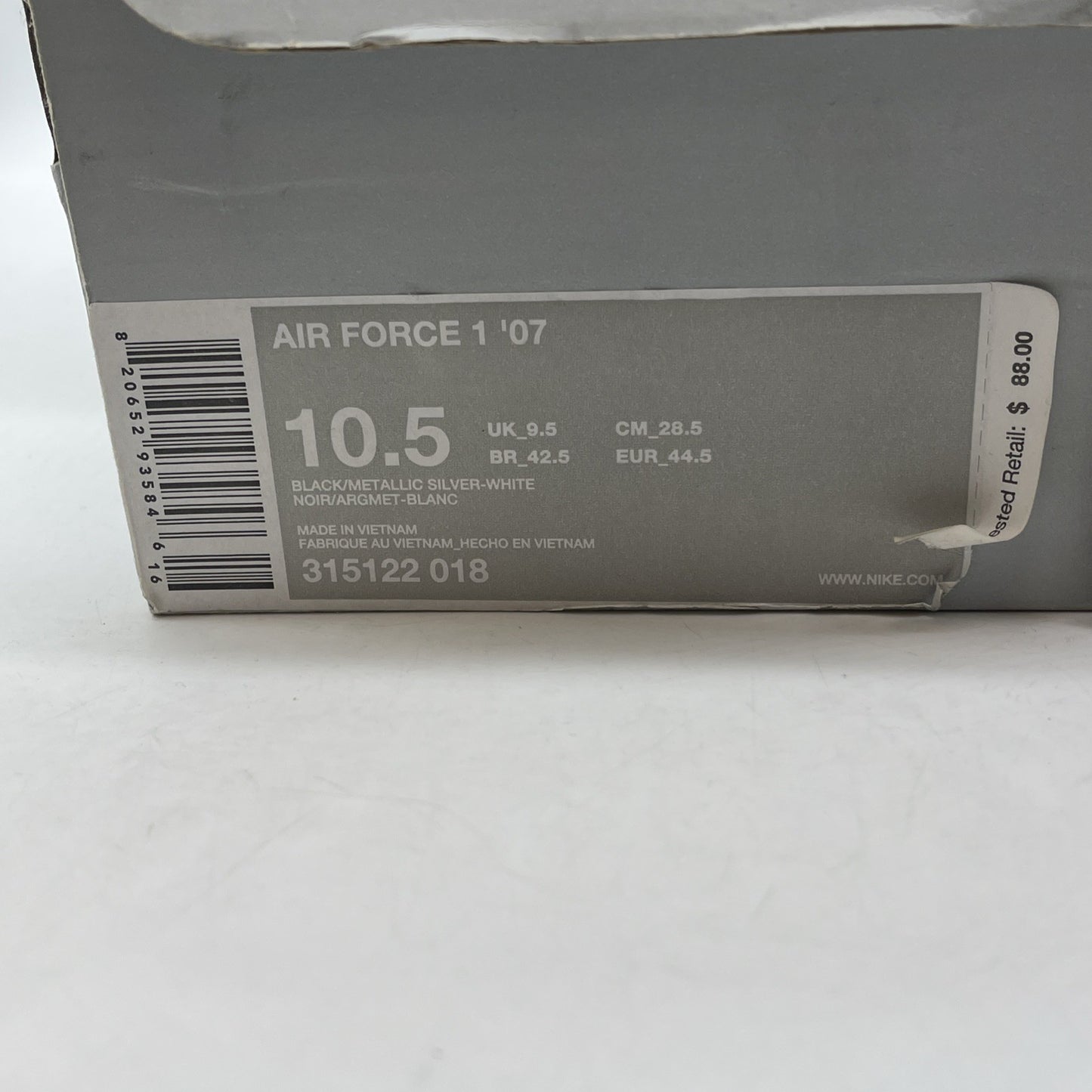 Size 10.5 - Nike Air Force 1 '07 All-Star 2011 Dallas Leather (315122-018)