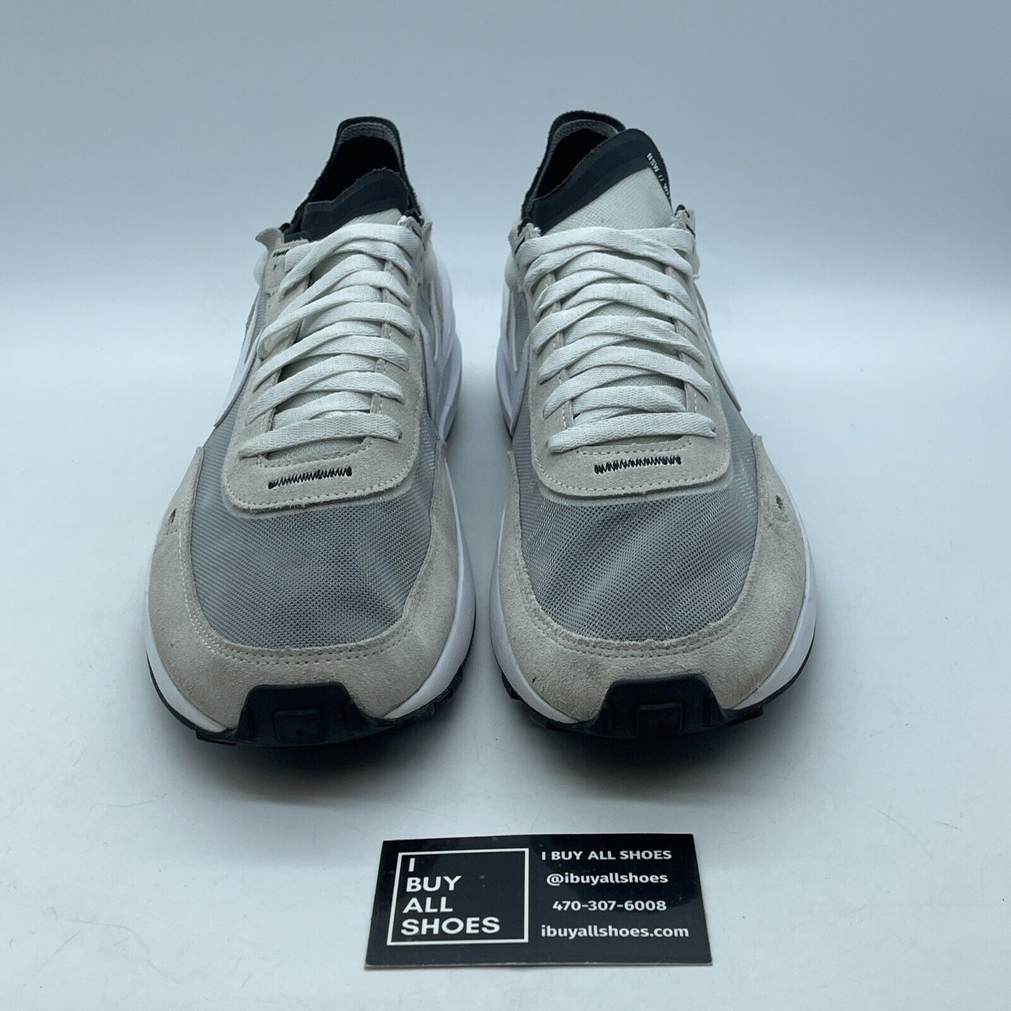 Size 12 - Nike Waffle One Summit White Grey Black Suede Leather (DA7995-100)