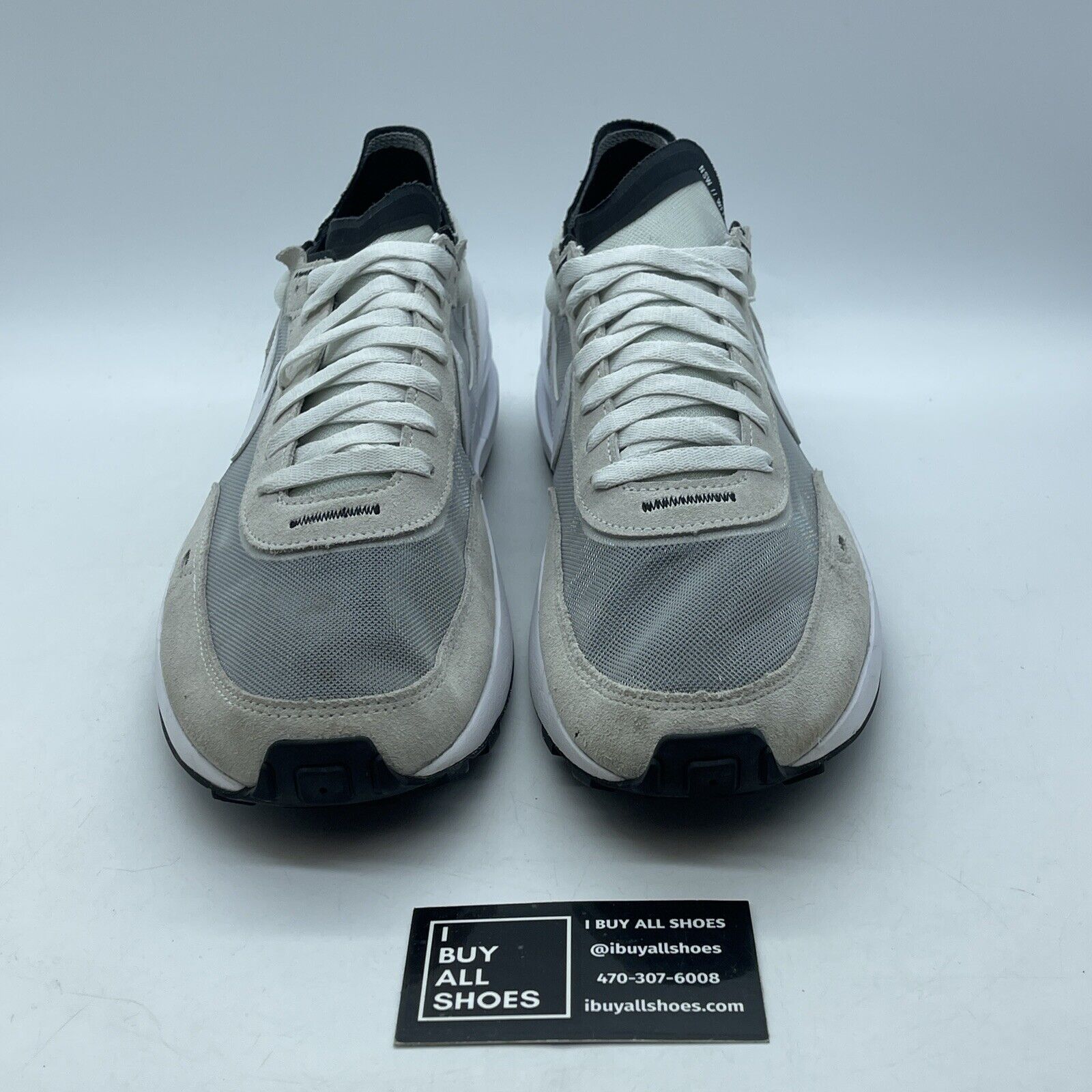 Size 12 - Nike Waffle One Summit White Grey Black Suede Leather (DA7995-100)