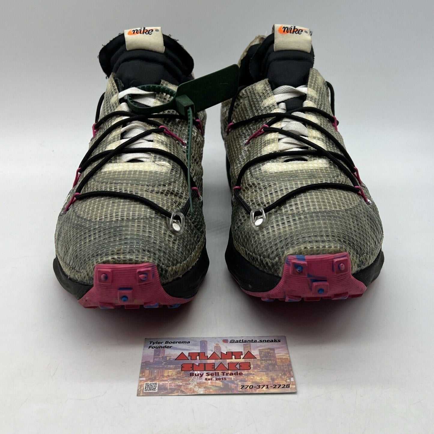 Size 14 - Nike Off-White x Vapor Street Laser Fuchsia W Black (CD8178-001)