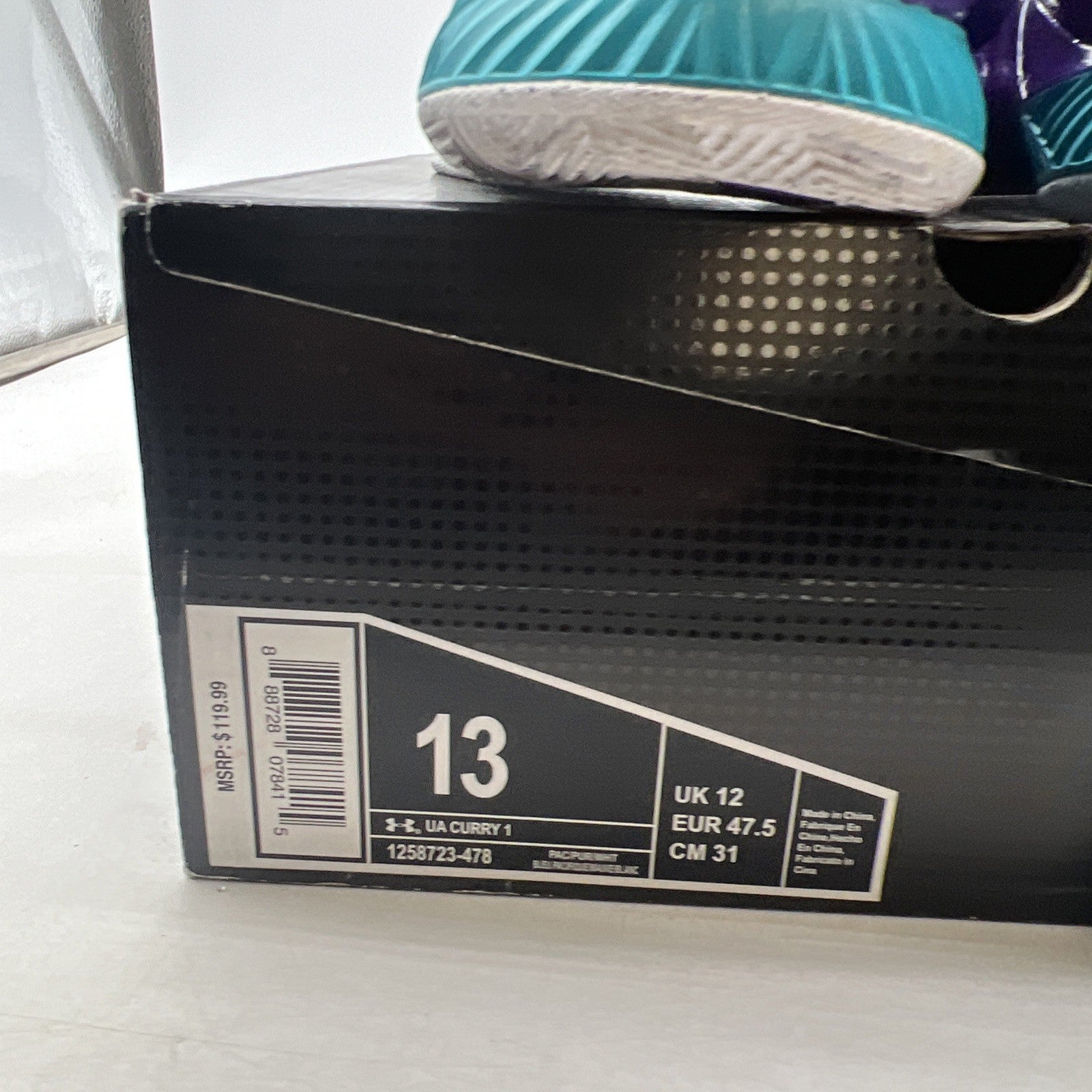 Size 13 - Under Armour Curry 1 Father to Son (1258723-478)